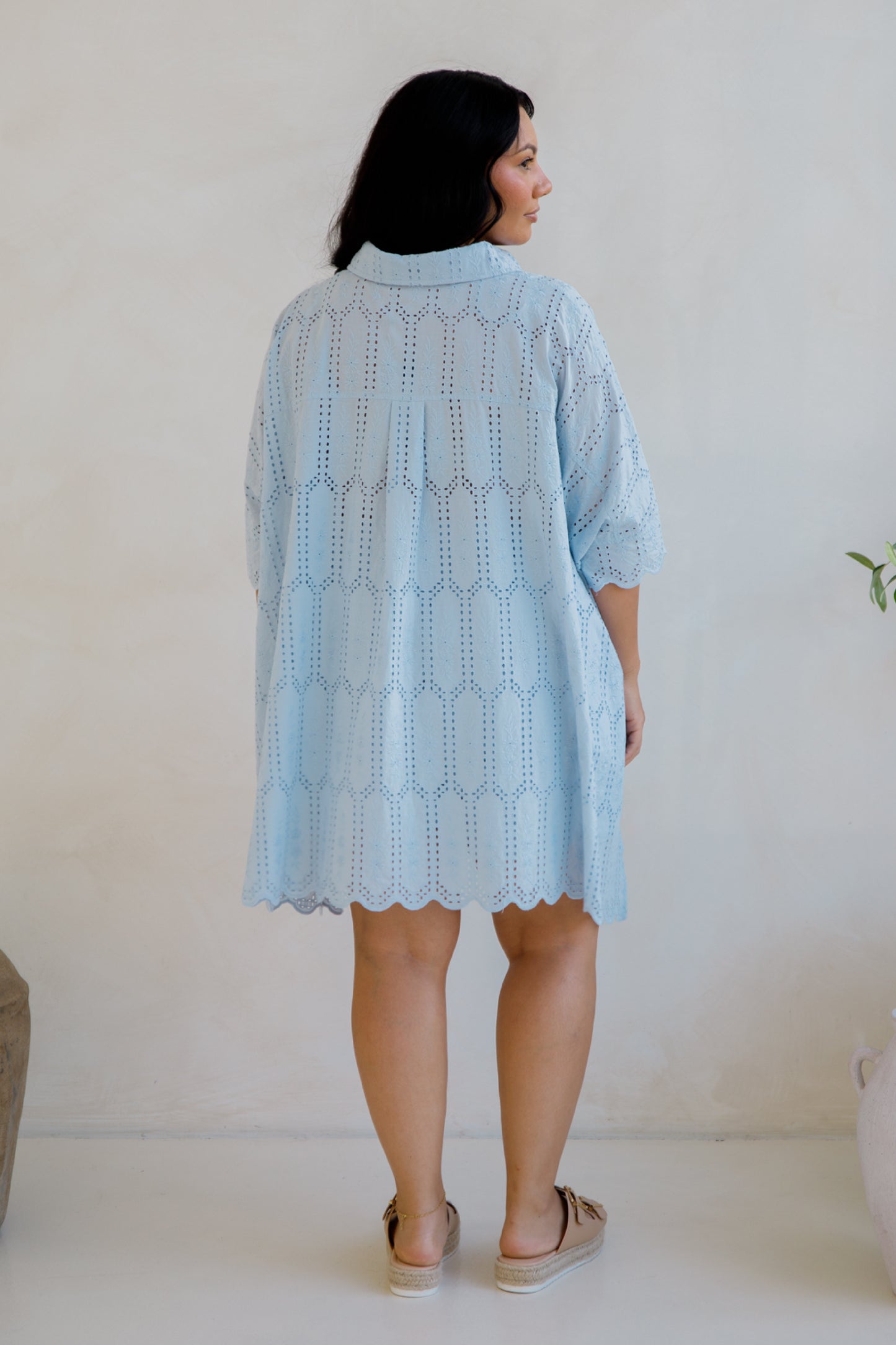 Fleur Shirt | Powder Blue