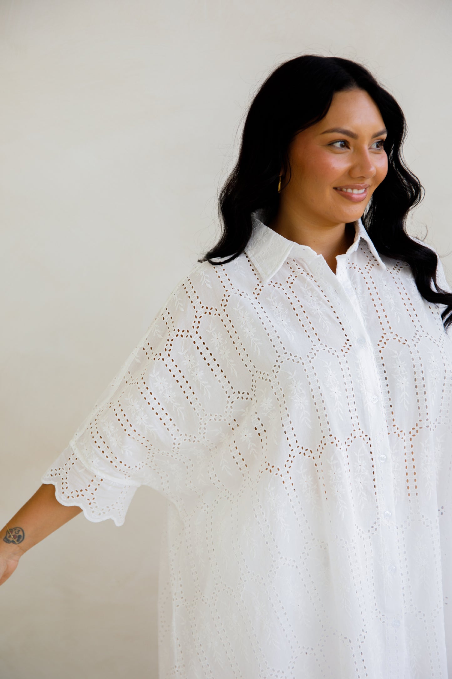 Fleur Shirt | White