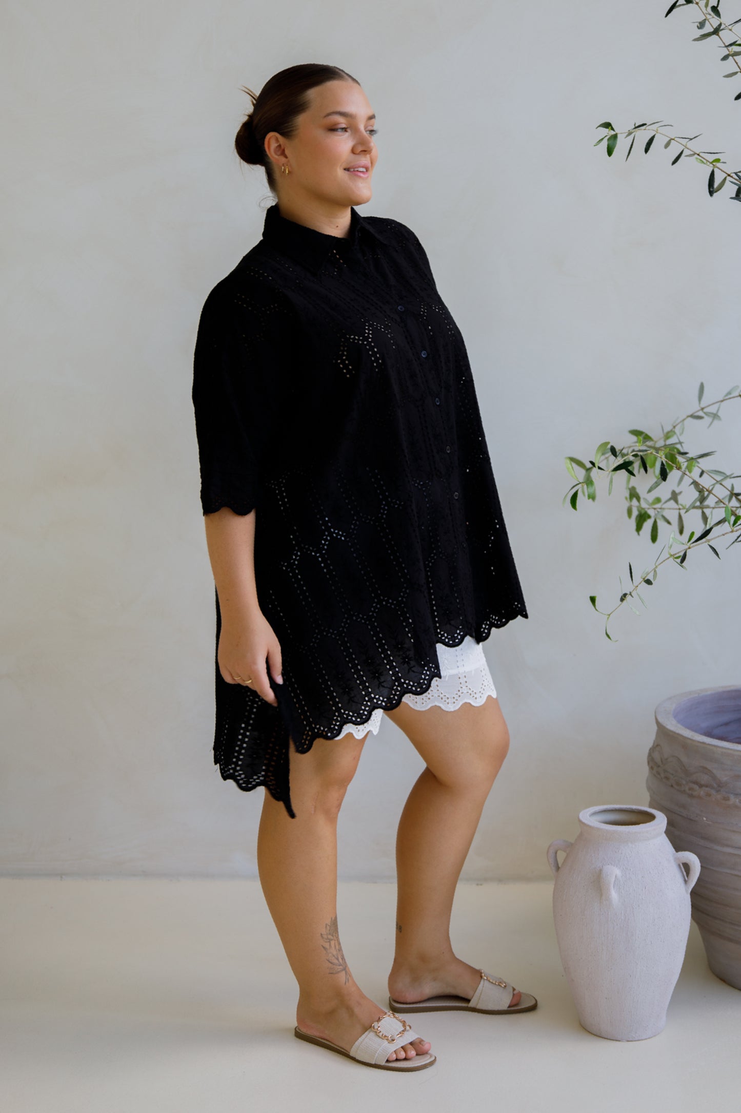 Fleur Shirt | Black