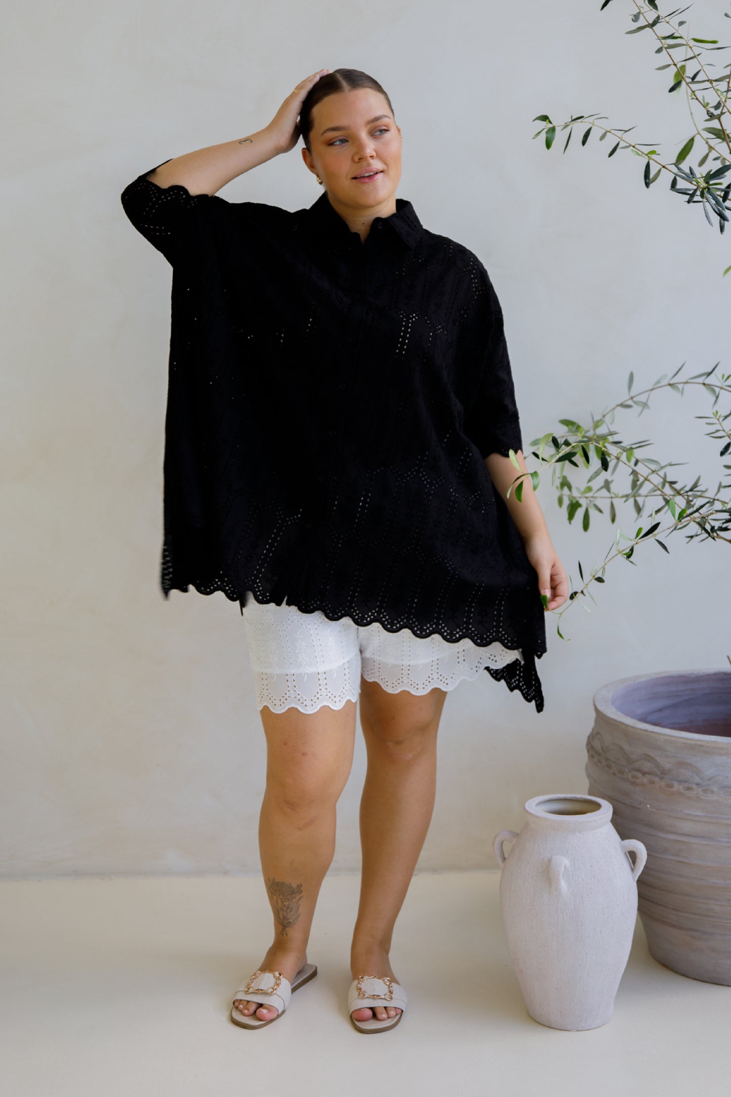 Fleur Shorts | White