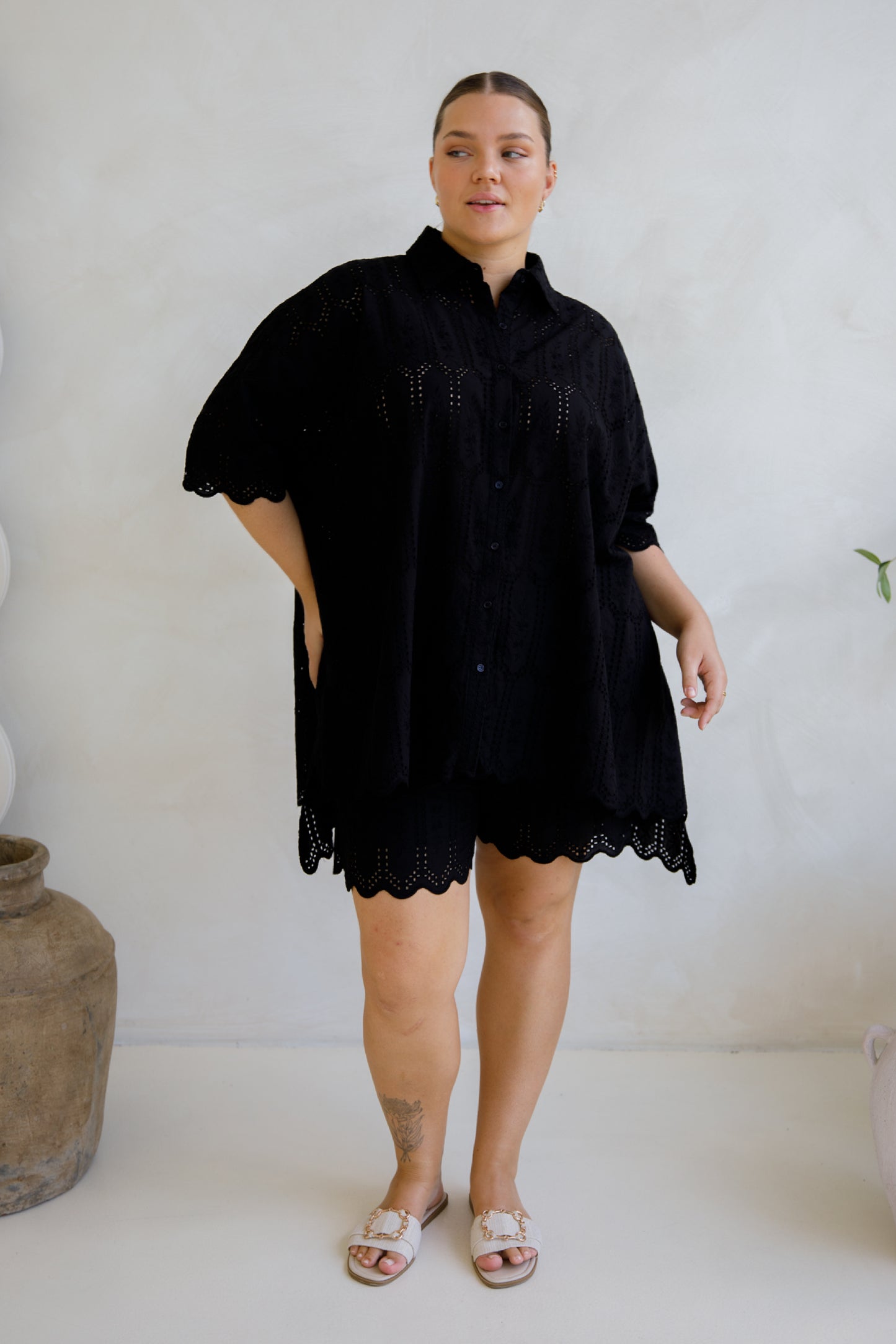 Fleur Shirt | Black