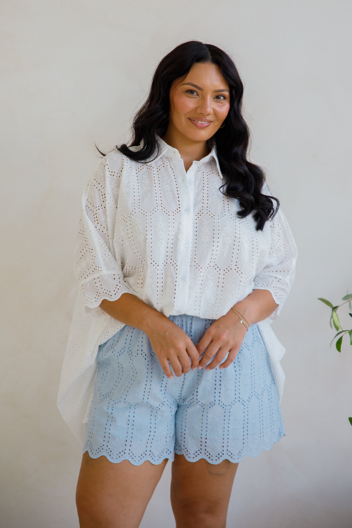 Fleur Shorts | Powder Blue | FINAL SALE