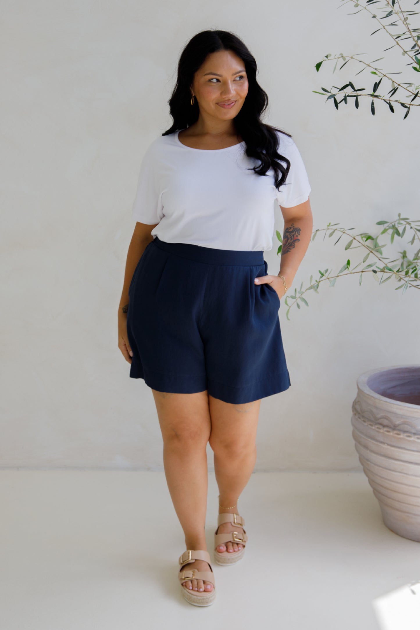 Florence Shorts | Maritime Blue