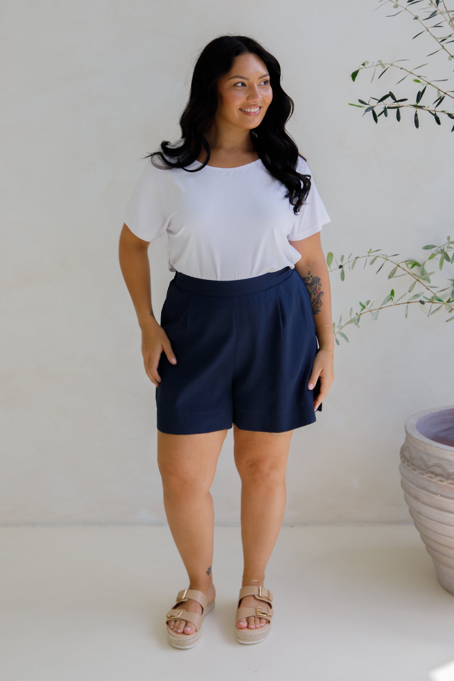 Florence Shorts | Maritime Blue