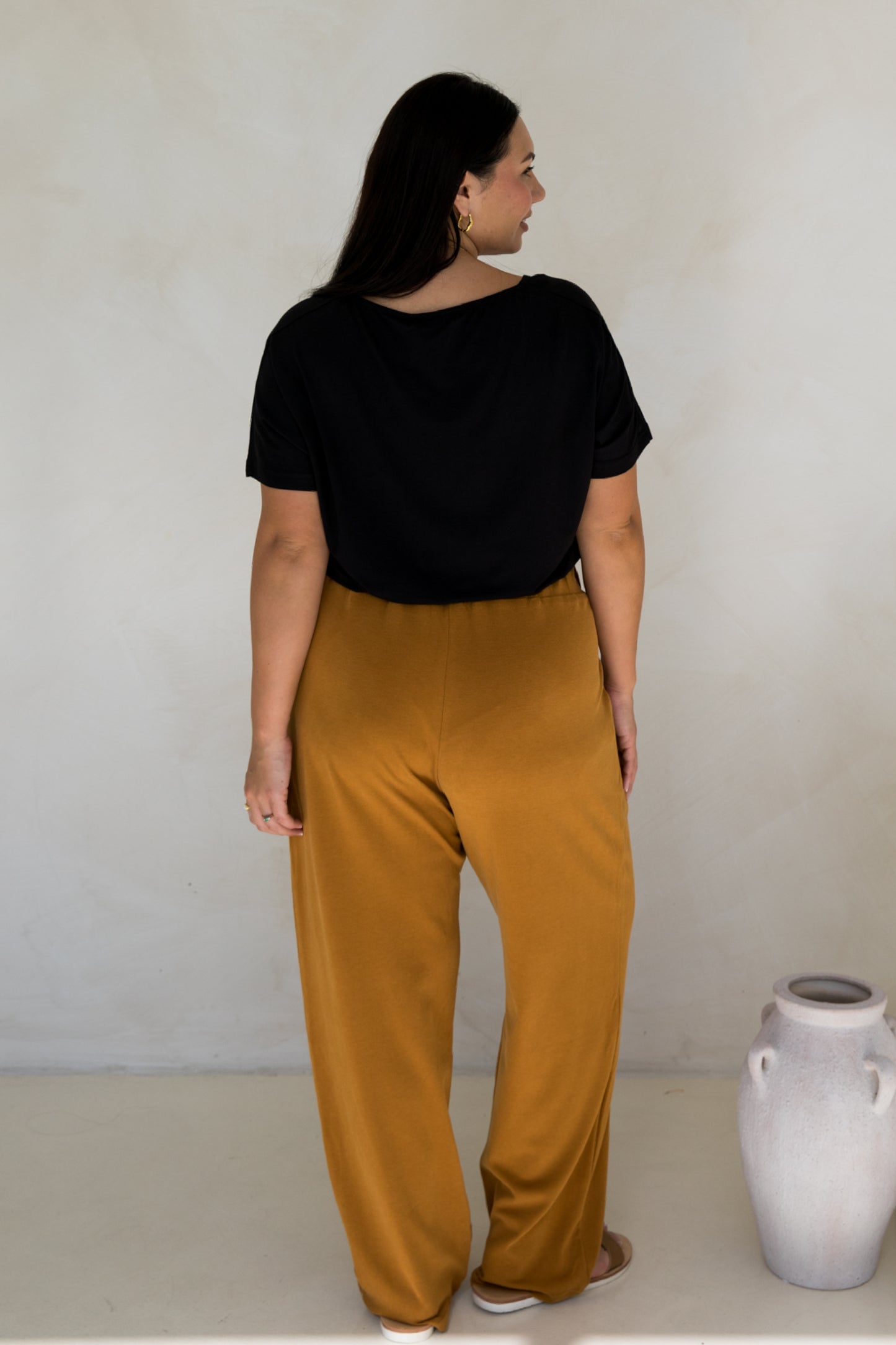 Frankie Lounge Pant | Toffee | FINAL SALE