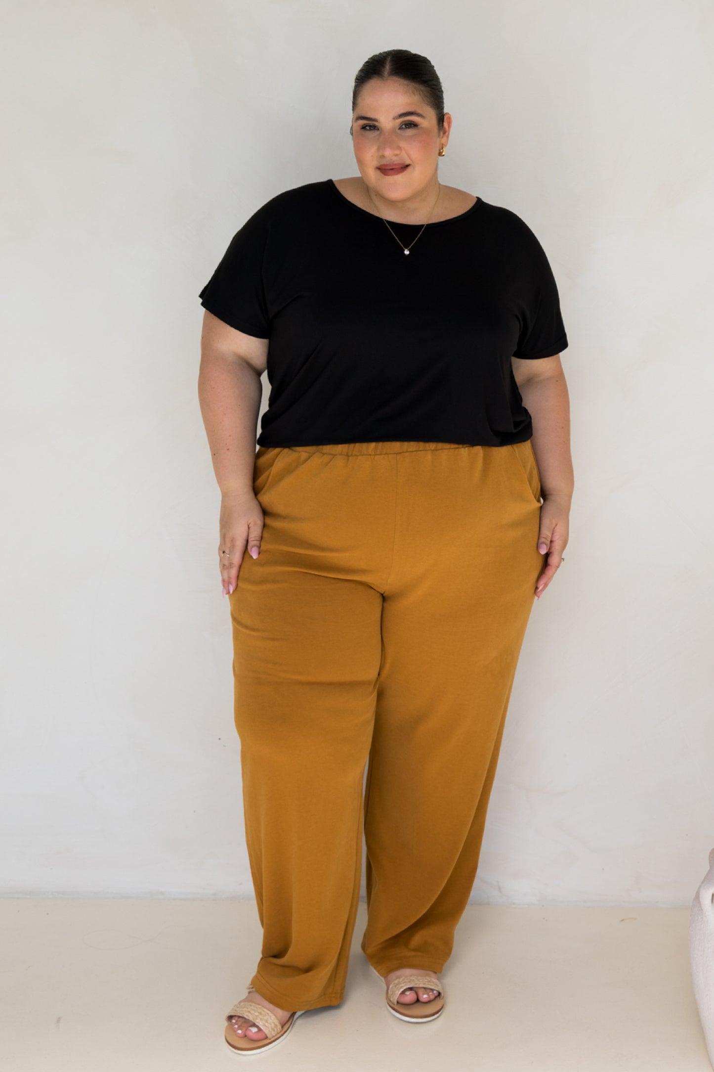 Frankie Lounge Pant | Toffee | FINAL SALE