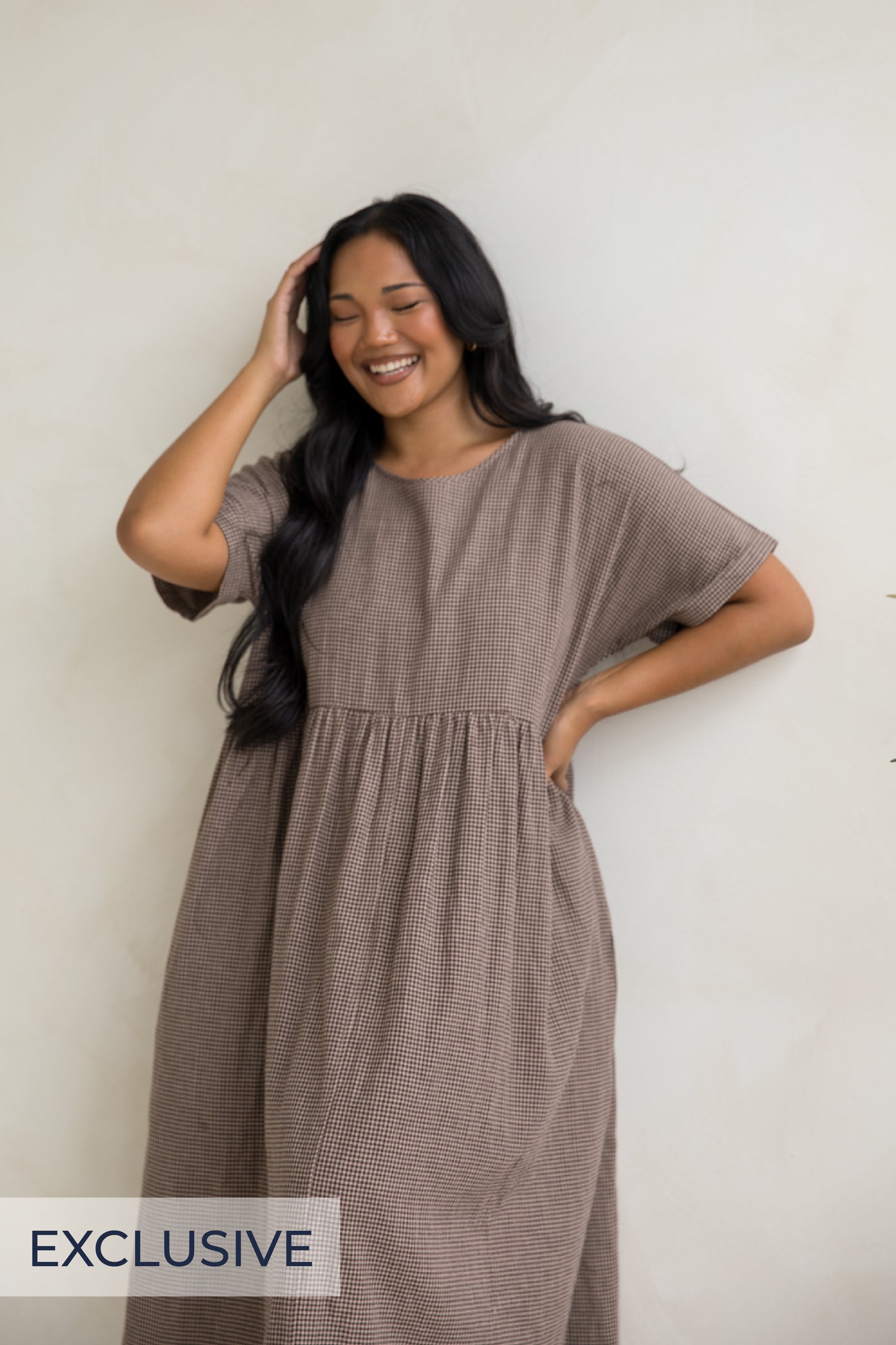 Darcy Dress | Chocolate Check