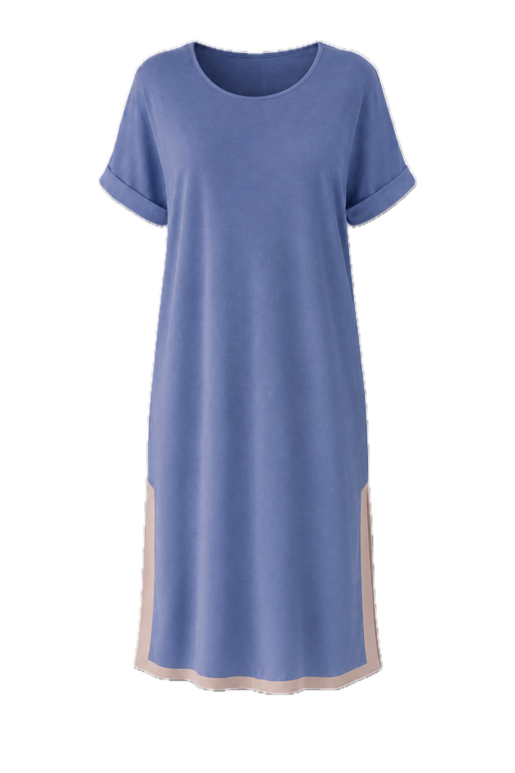 GIGI Lounge Short Sleeve Classic/Midi Dress | Dusk