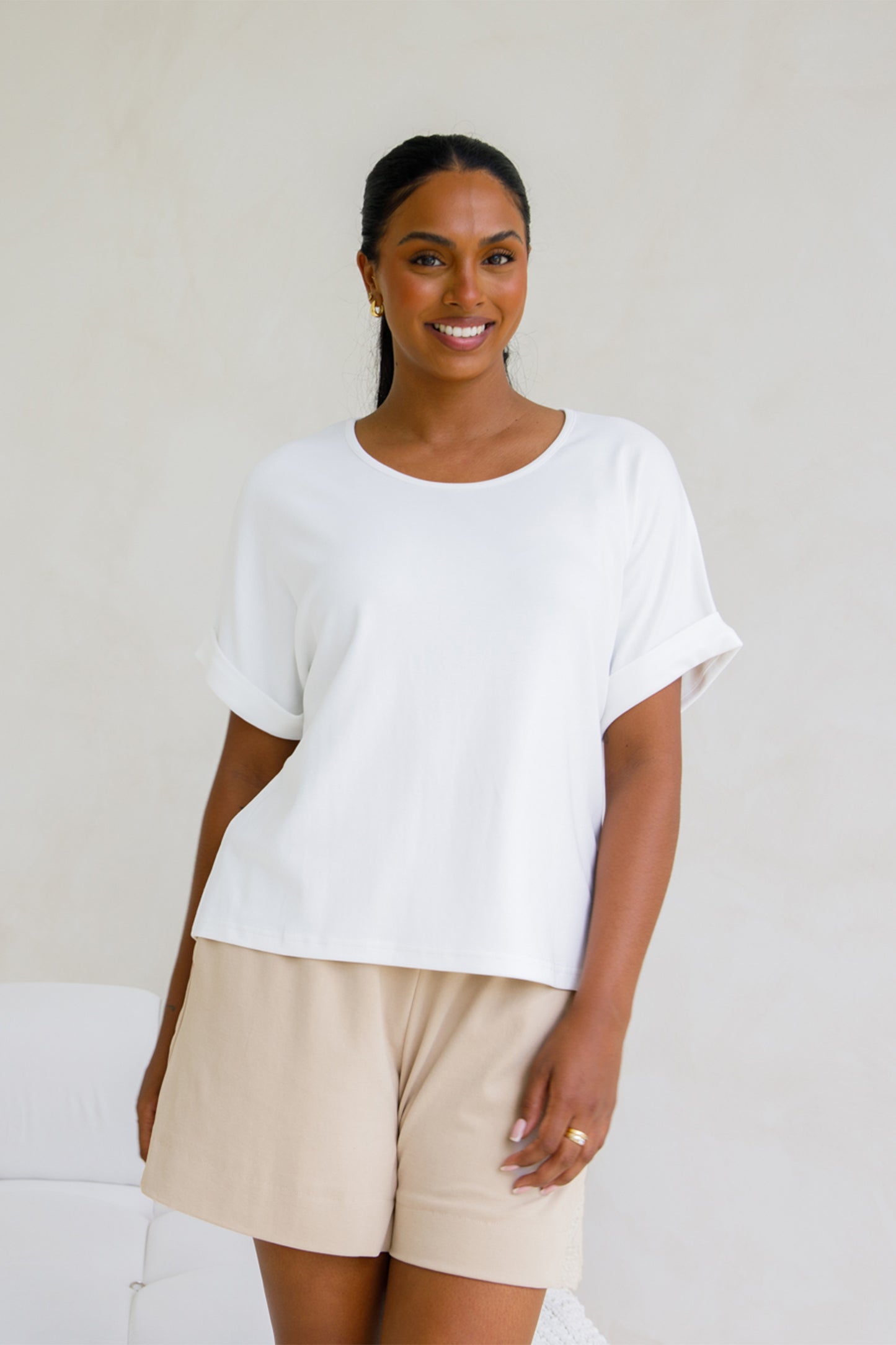 Gigi Lounge Top | White