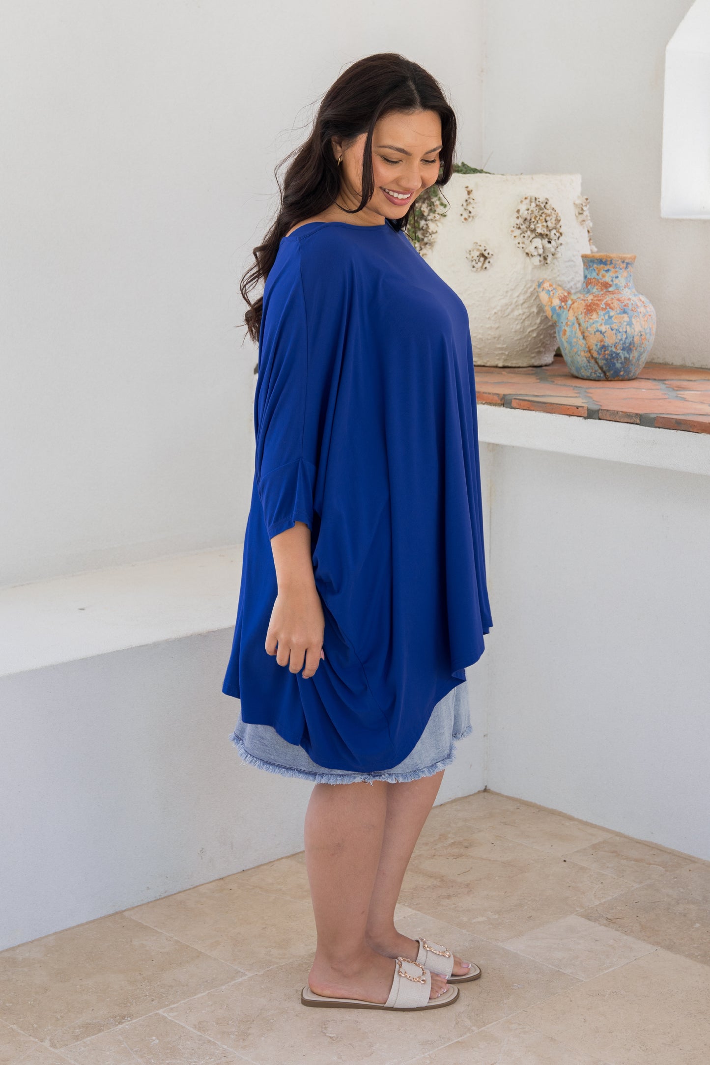 Harper Top | Baltic Blue