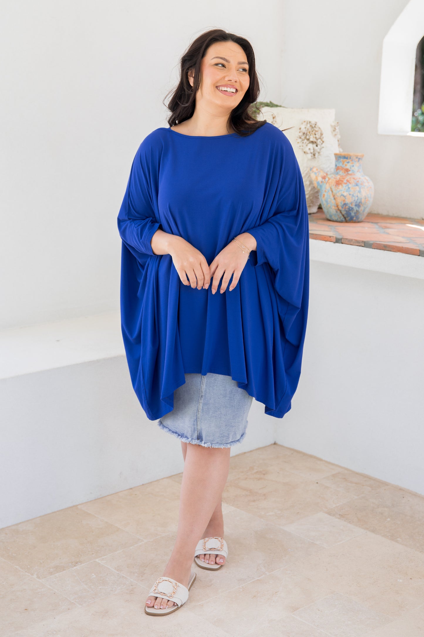 Harper Top | Baltic Blue