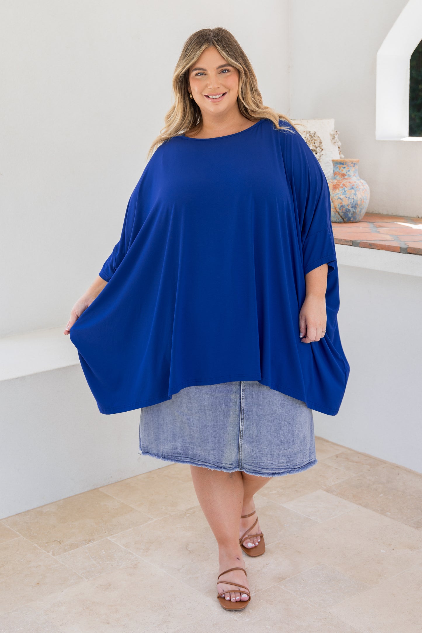 Harper Top | Baltic Blue