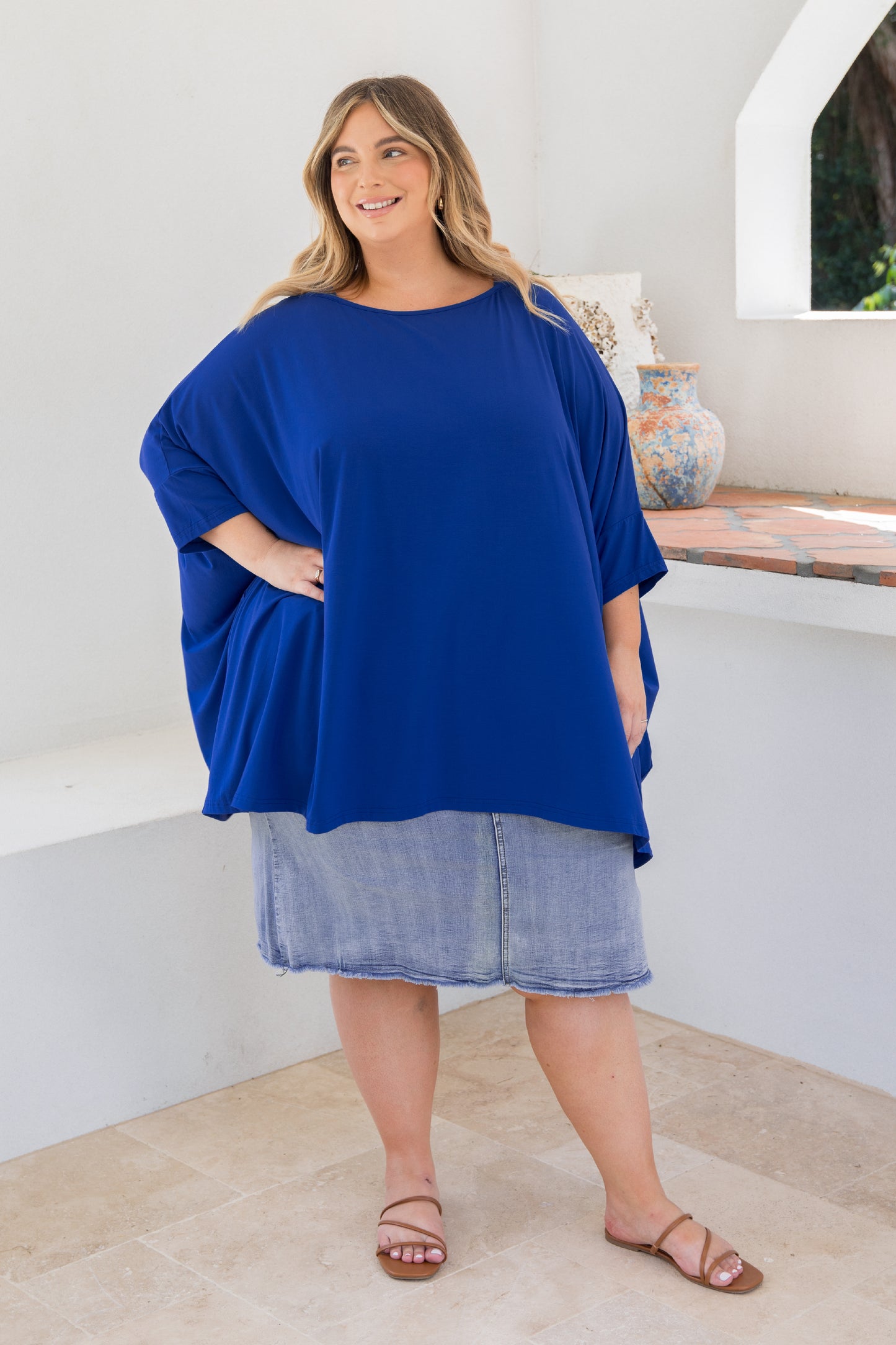 Harper Top | Baltic Blue