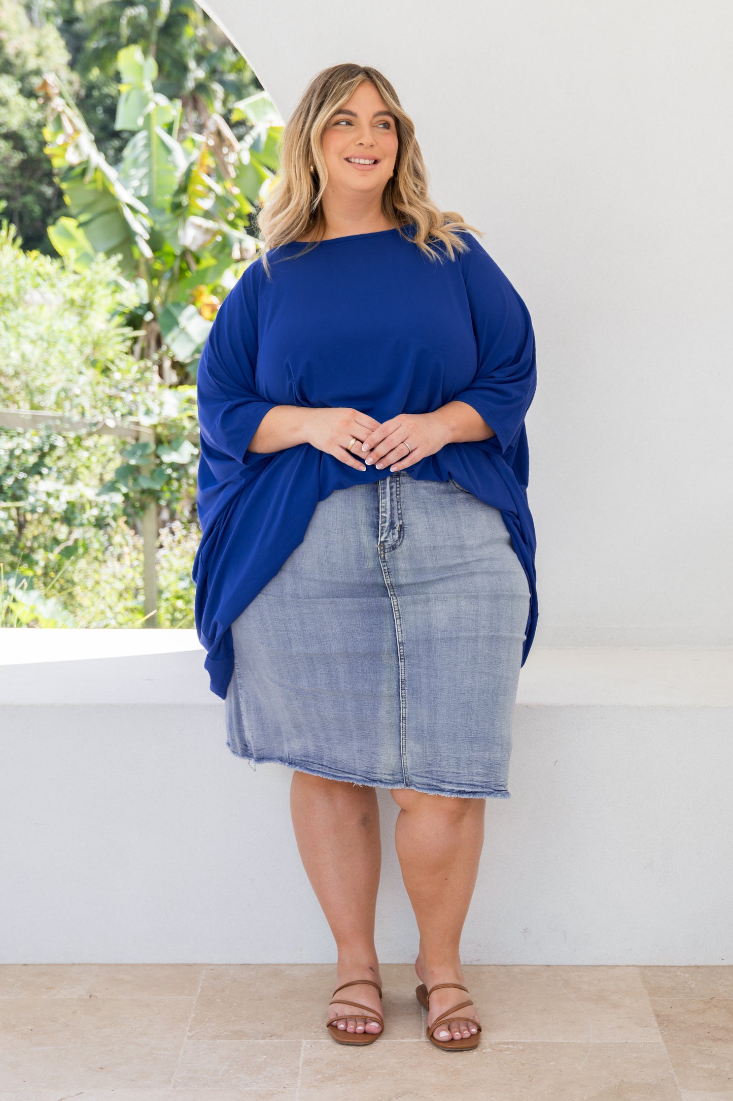 Harper Top | Baltic Blue