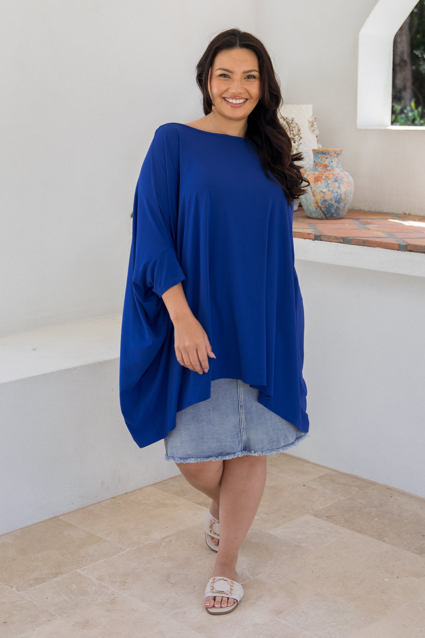 Harper Top | Baltic Blue