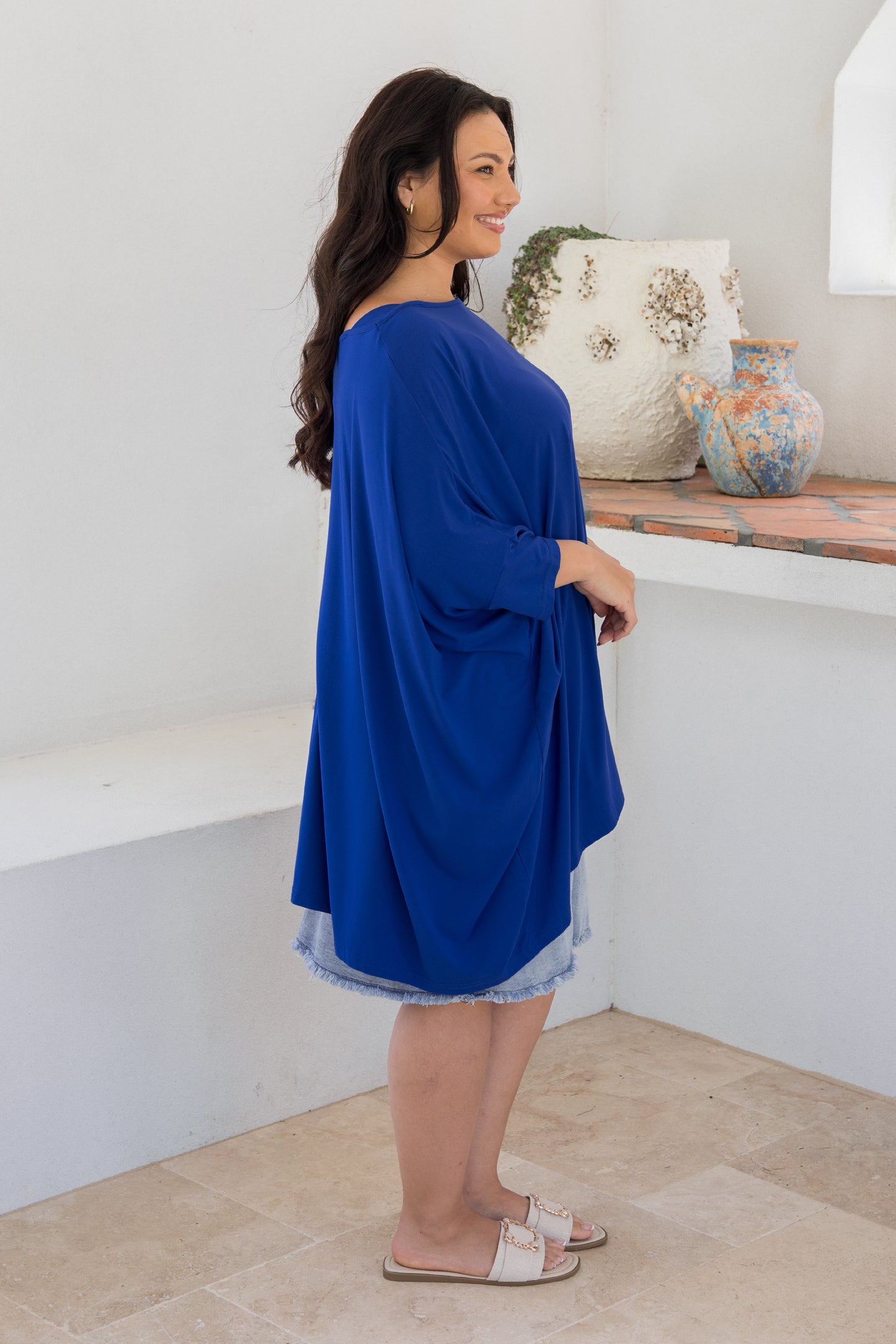 Harper Top | Baltic Blue