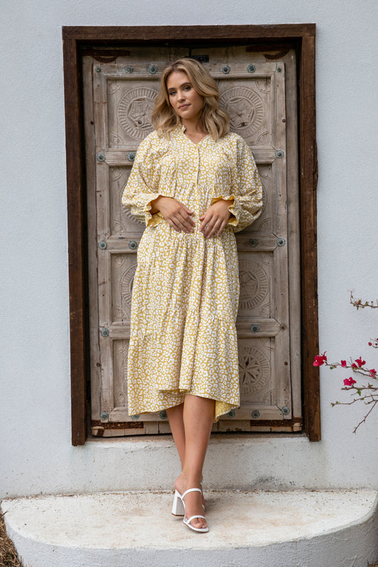 Plus-Sized Leopard Print Dresses | PQ Collection | Harvest Maxi Dawn