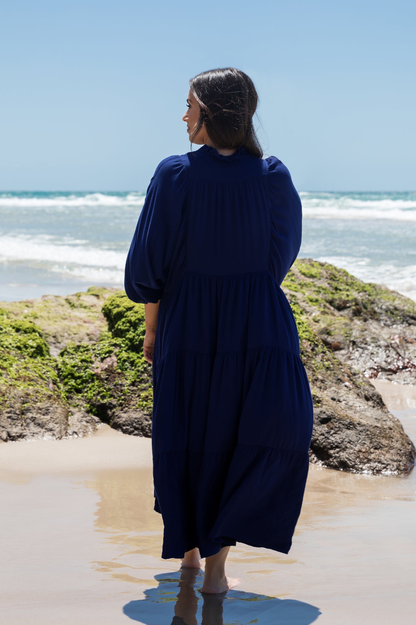 Harvest Maxi Dress | Navy | FINAL SALE