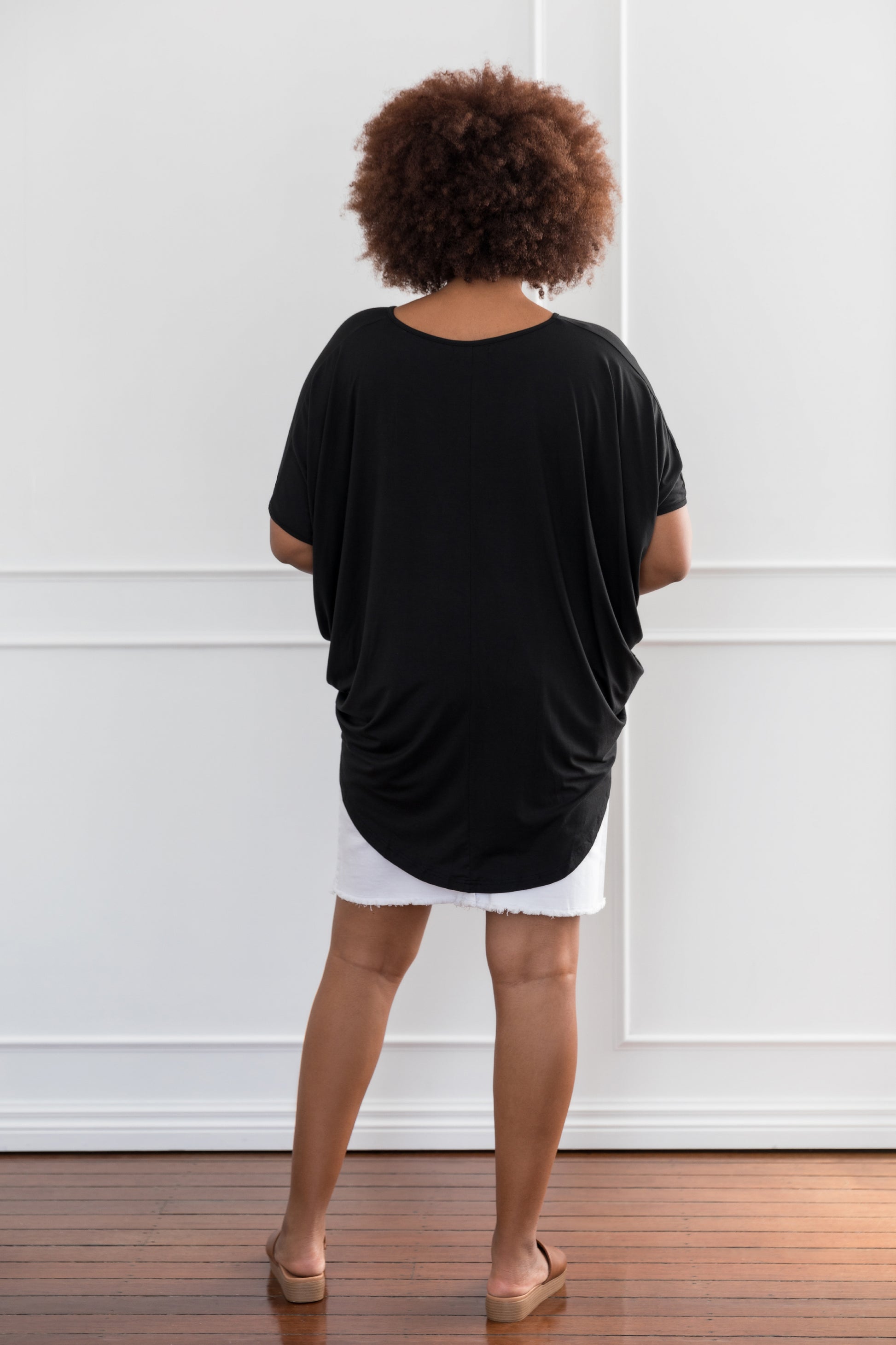 Plus-Sized Black Tops| PQ Collection | Hi Low Miracle Top