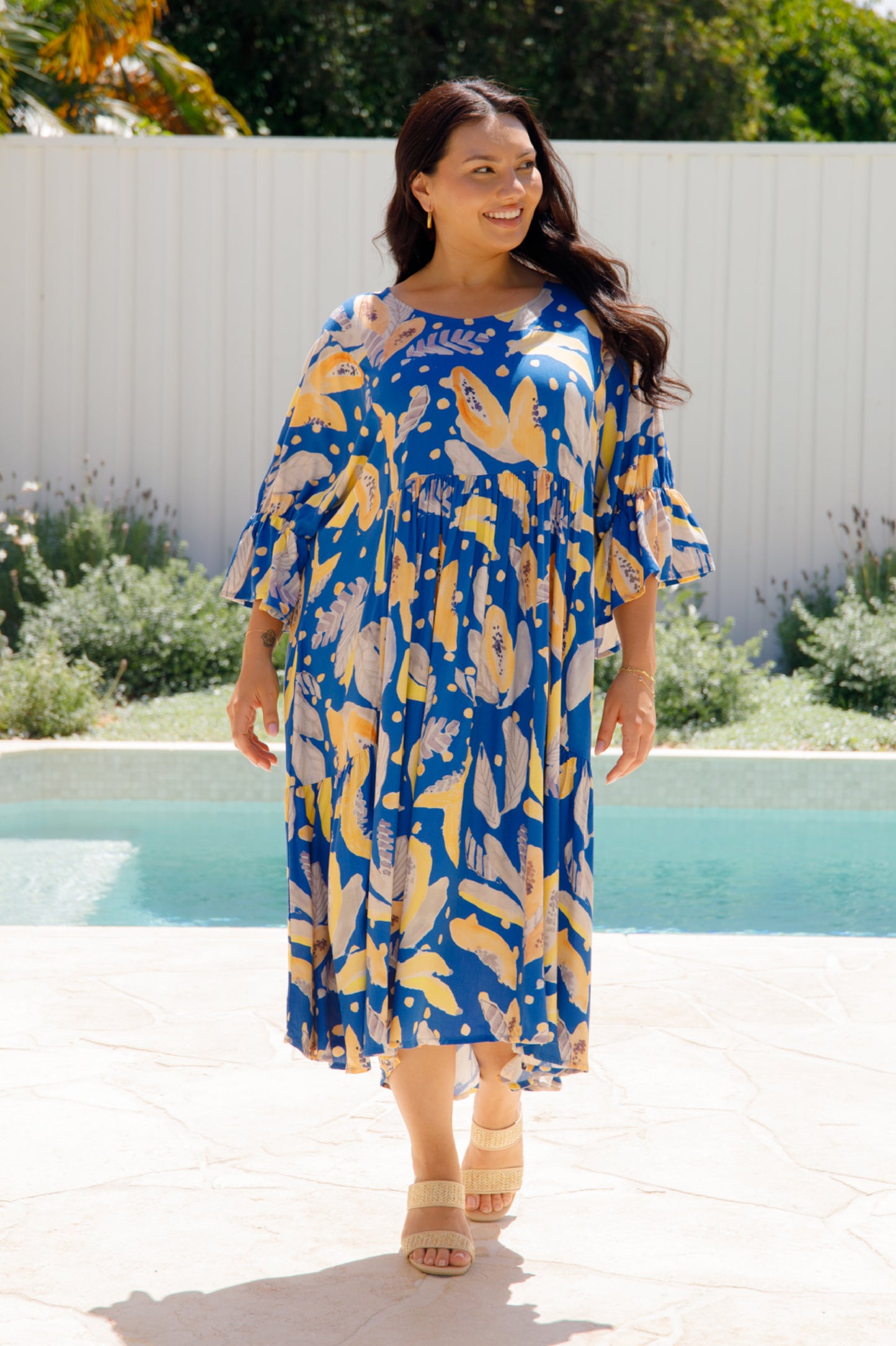 Ivy Dress | Blue Fruit Punch