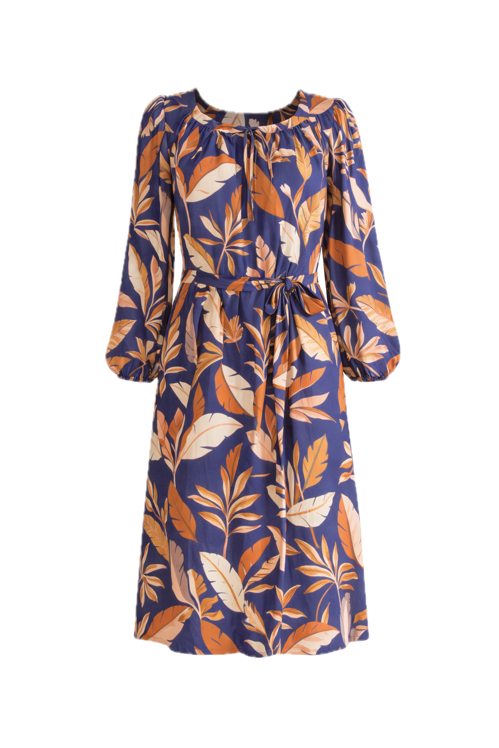 JADE Rayon Long Sleeve Classic/Mid Dress | Dark Palmetto | FINAL SALE