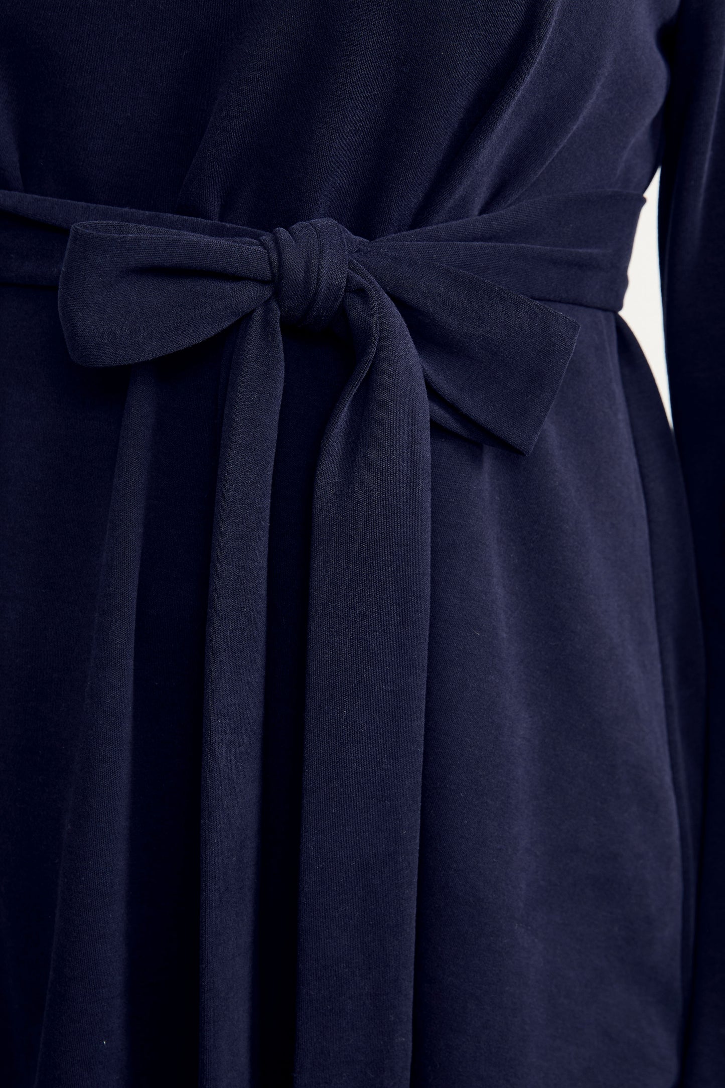 JAZMINE Lounge Longsleeve Classic Length Top  | Midnight Navy