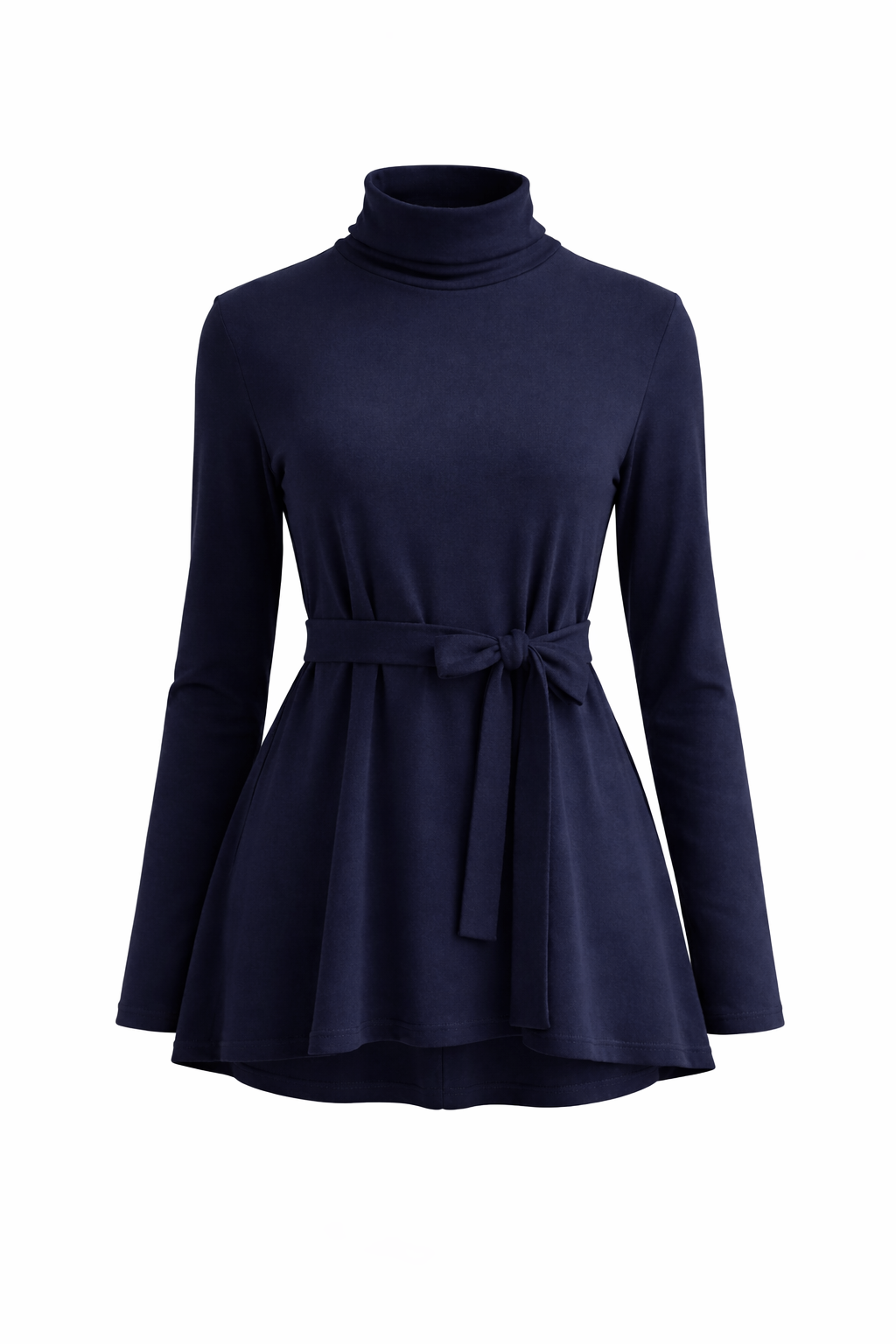 JAZMINE Lounge Longsleeve Classic Length Top  | Midnight Navy