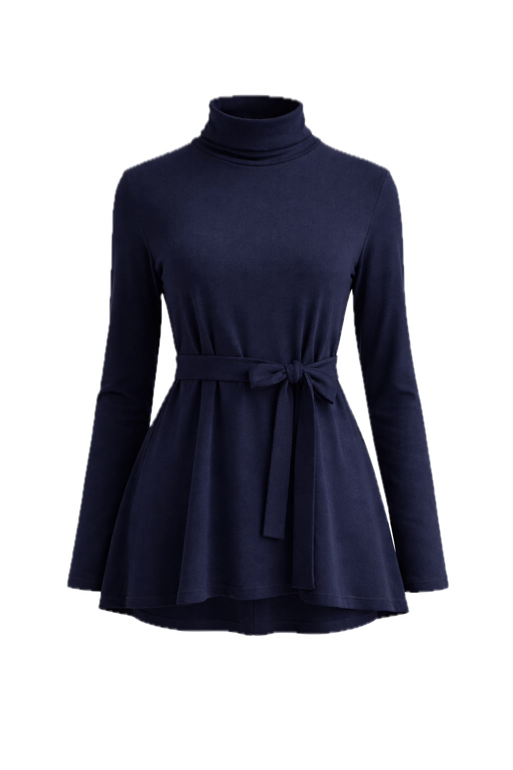 JAZMINE Lounge Longsleeve Classic Length Top  | Midnight Navy