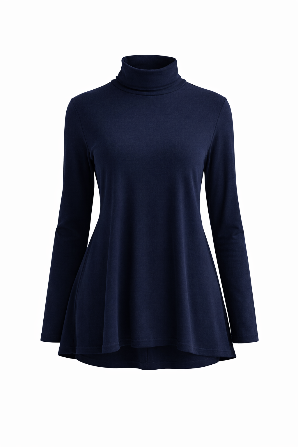 JAZMINE Lounge Longsleeve Classic Length Top  | Midnight Navy