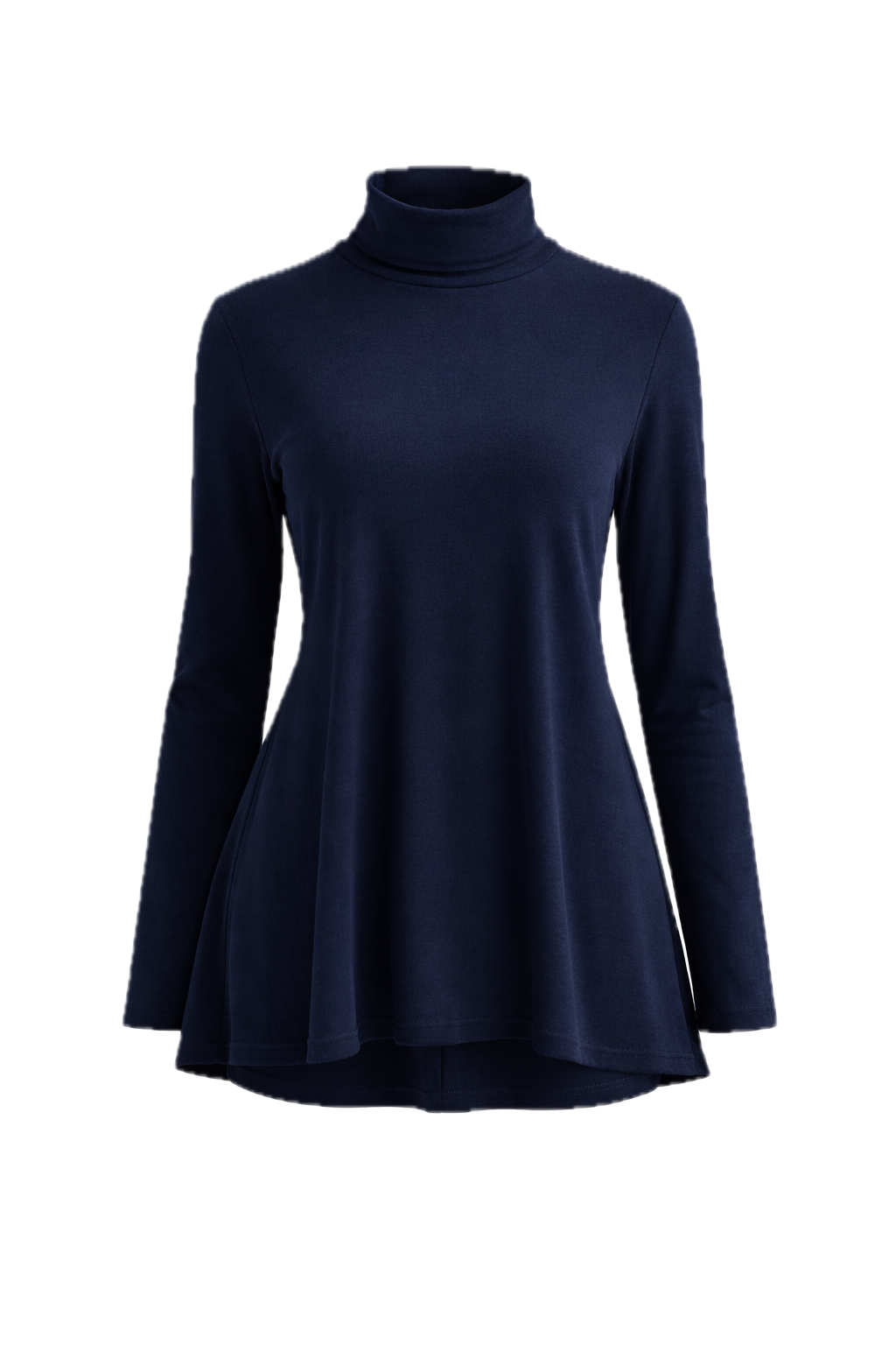 JAZMINE Lounge Longsleeve Classic Length Top  | Midnight Navy