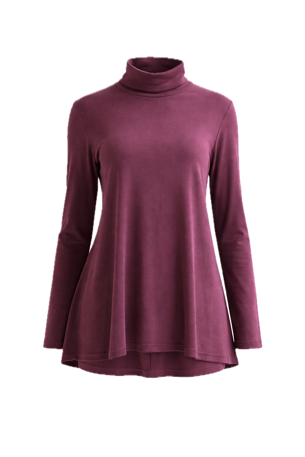 JAZMINE Lounge Longsleeve Classic Length Top | Shiraz