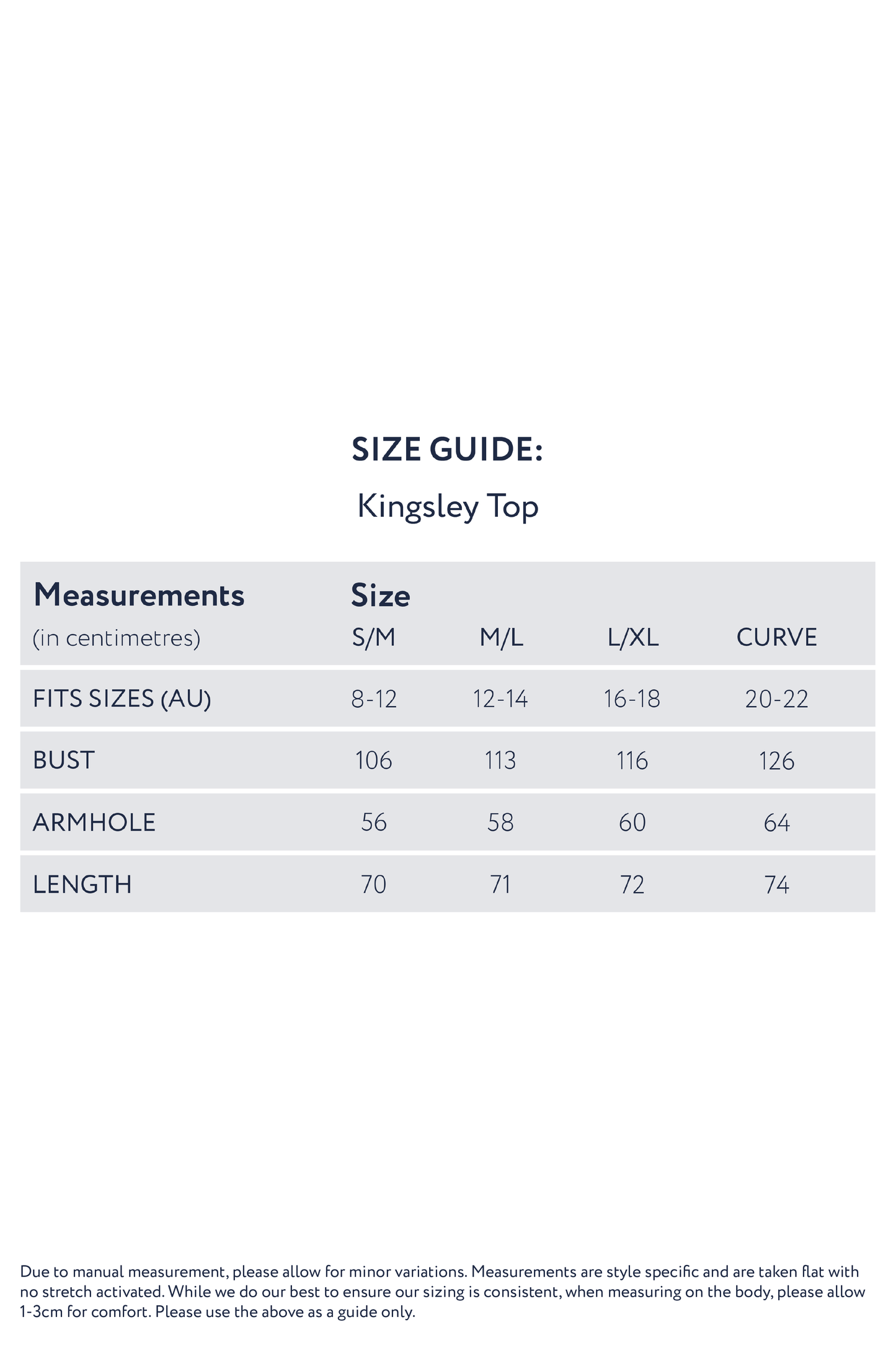 Kingsley Top in Night Check