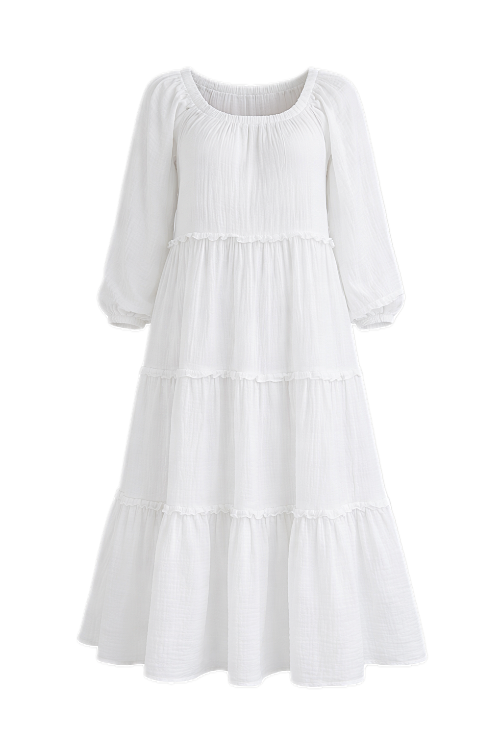 LOTTIE Cotton Midi/Maxi Dress | White | FINAL SALE