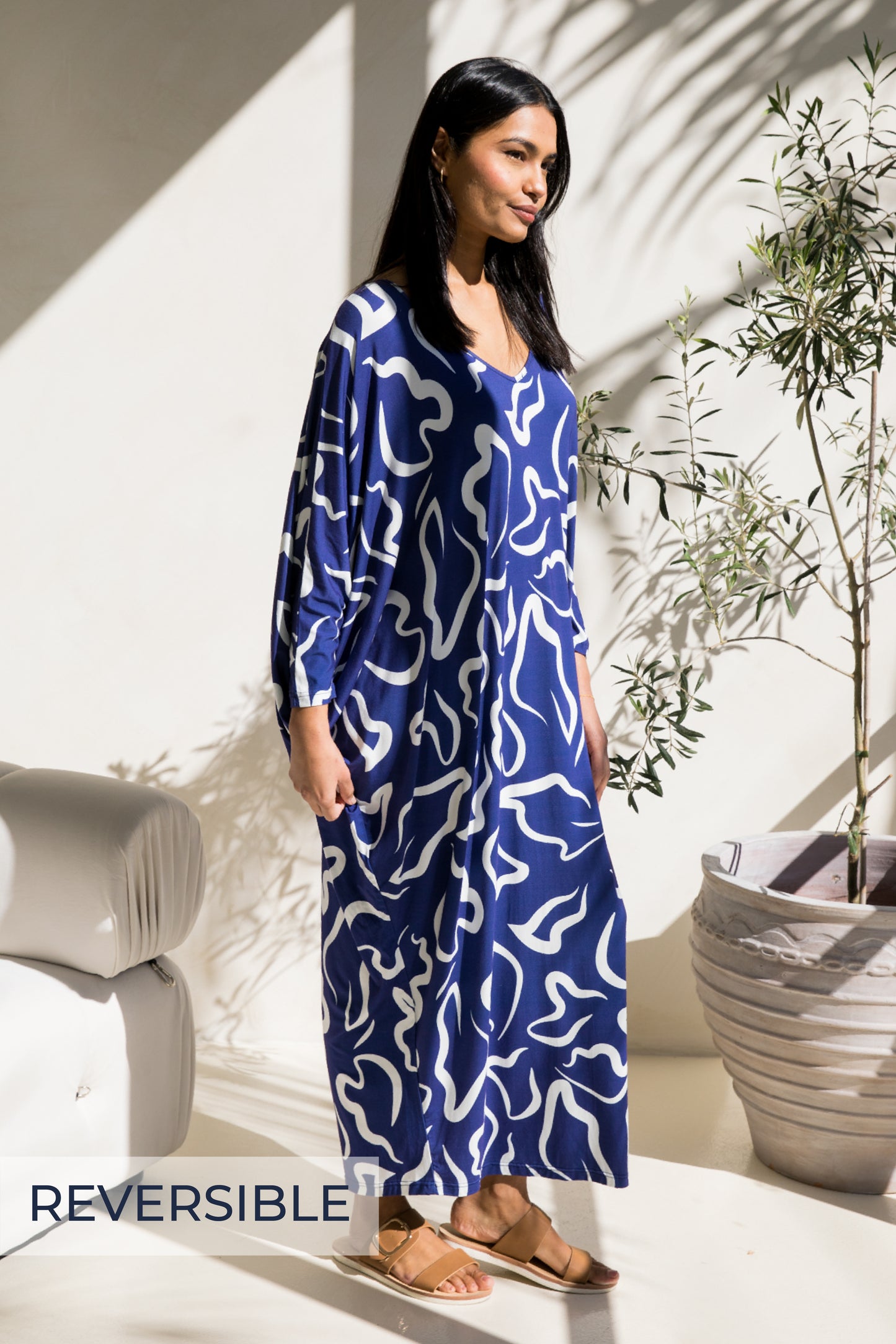 Long Sleeve Maxi Miracle Dress | Seaport