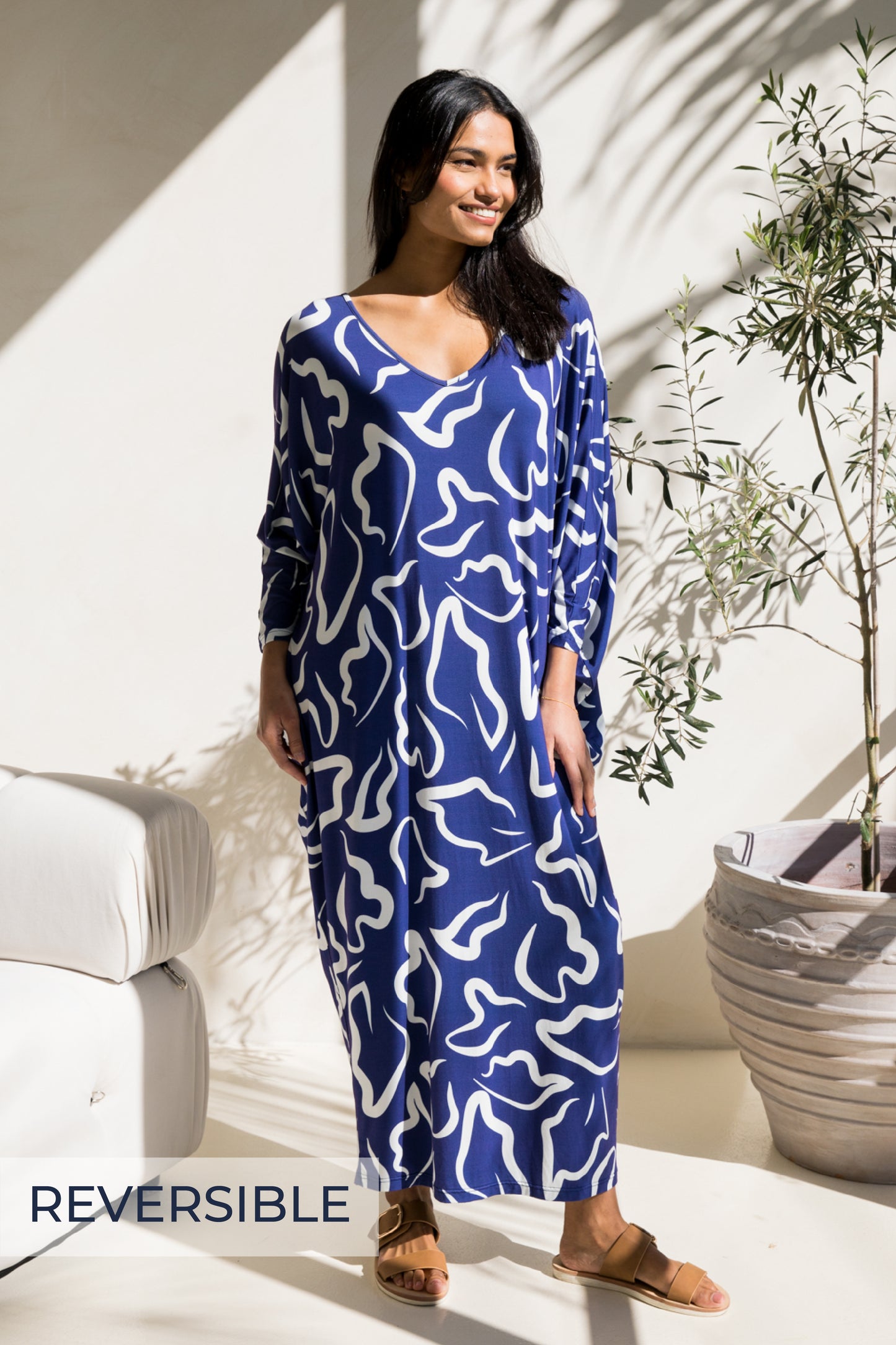 Long Sleeve Maxi Miracle Dress | Seaport