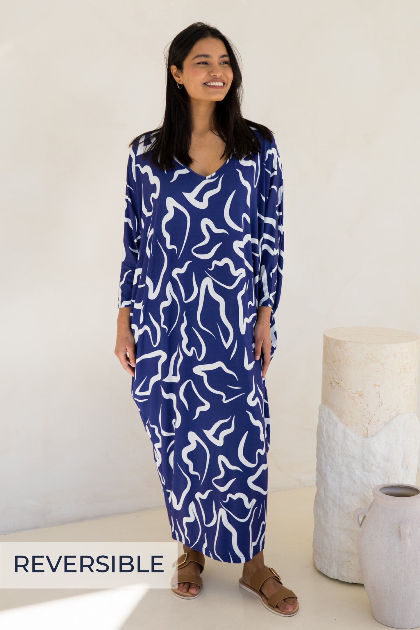 Long Sleeve Maxi Miracle Dress | Seaport