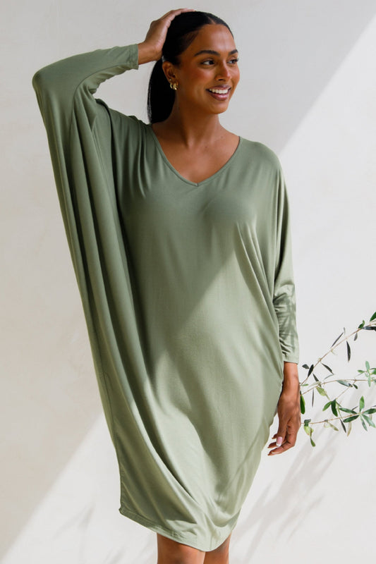 Long Sleeve Miracle Dress | Fern