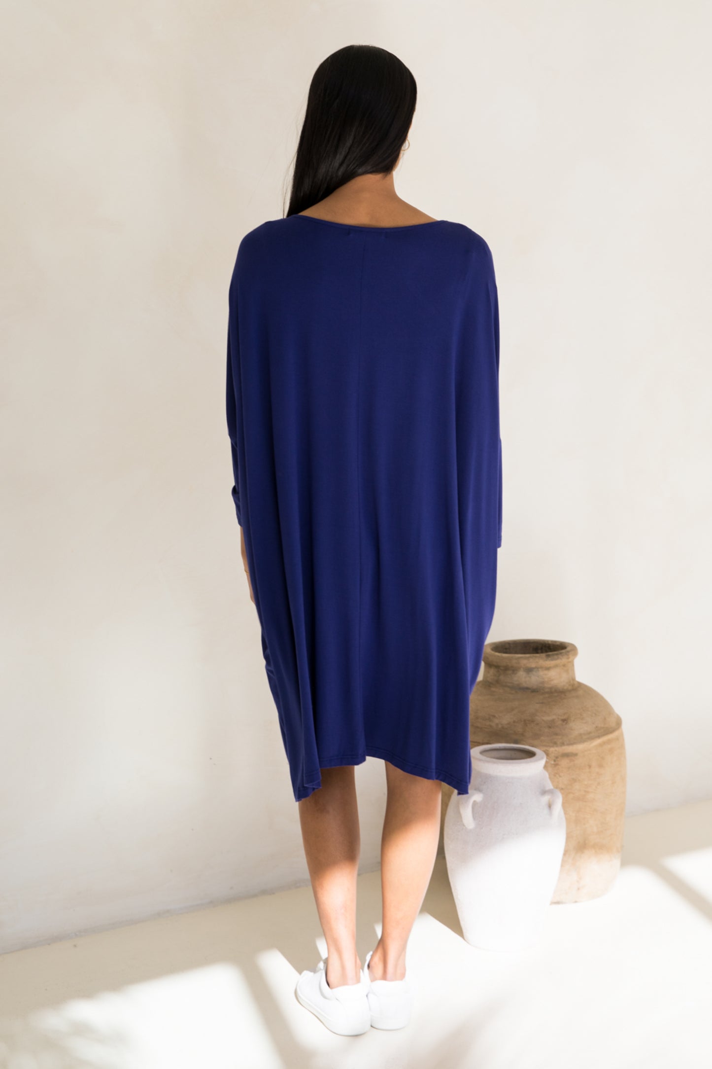 Long Sleeve Nice Dress | Dark Blue