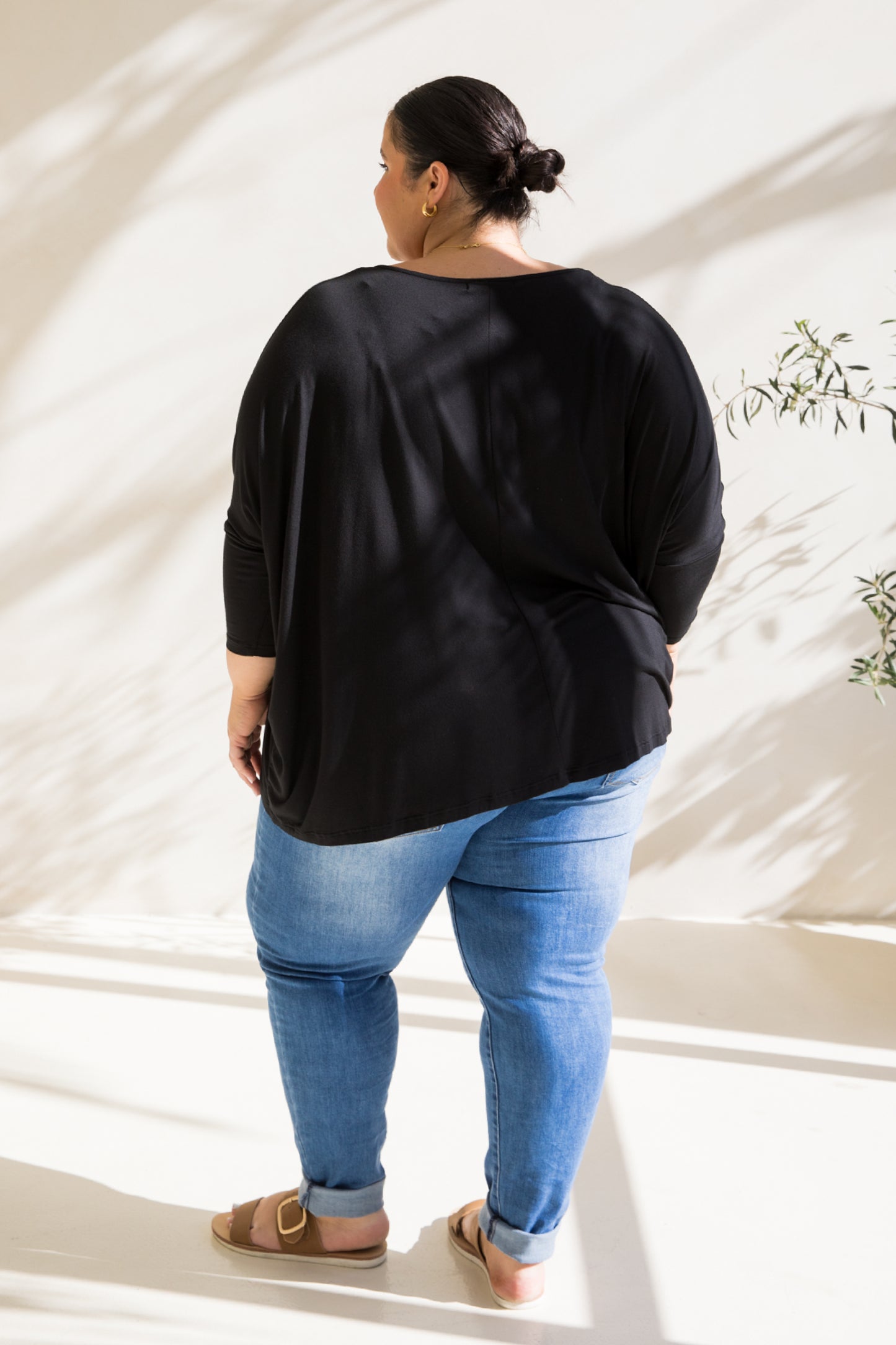 Long Sleeve Nice Top | Black