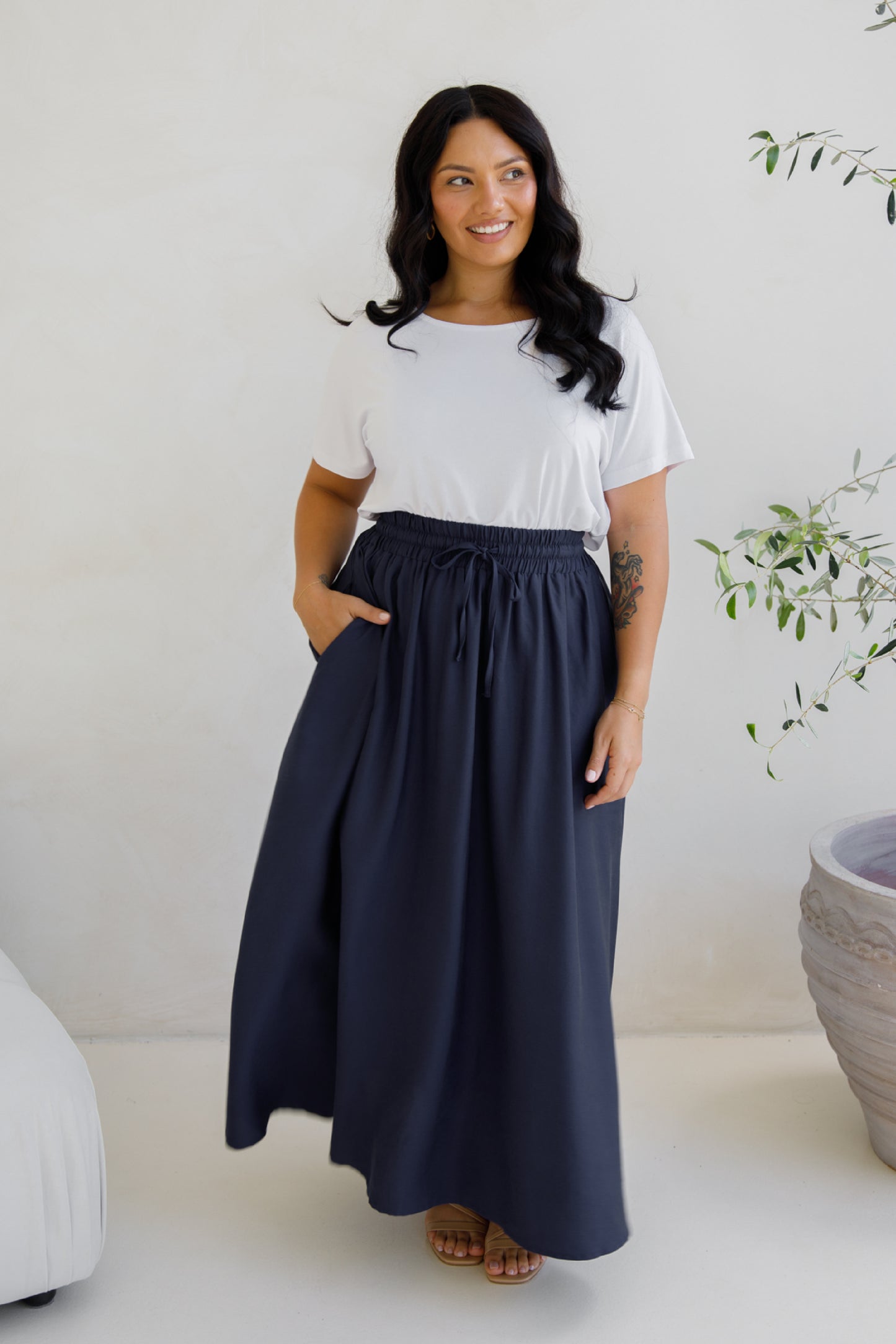 Lena Skirt | Navy