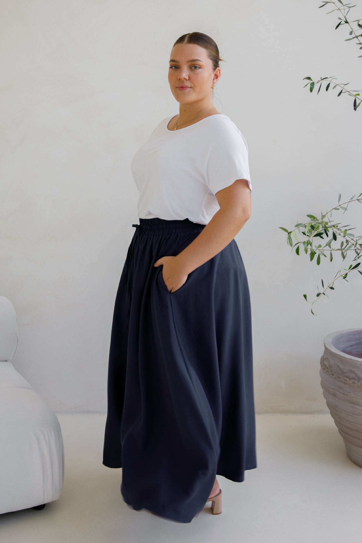 Lena Skirt | Navy