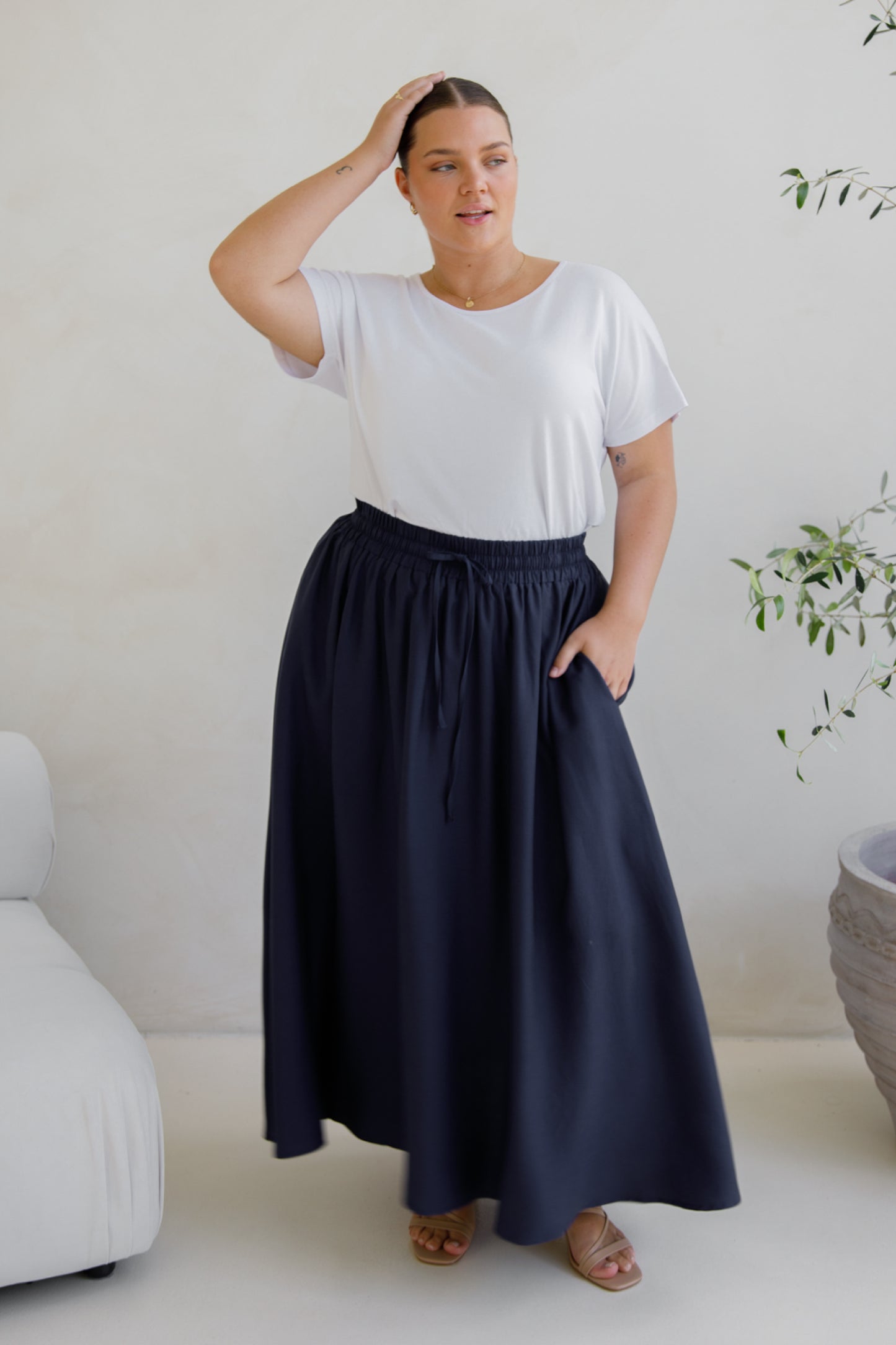 Lena Skirt | Navy