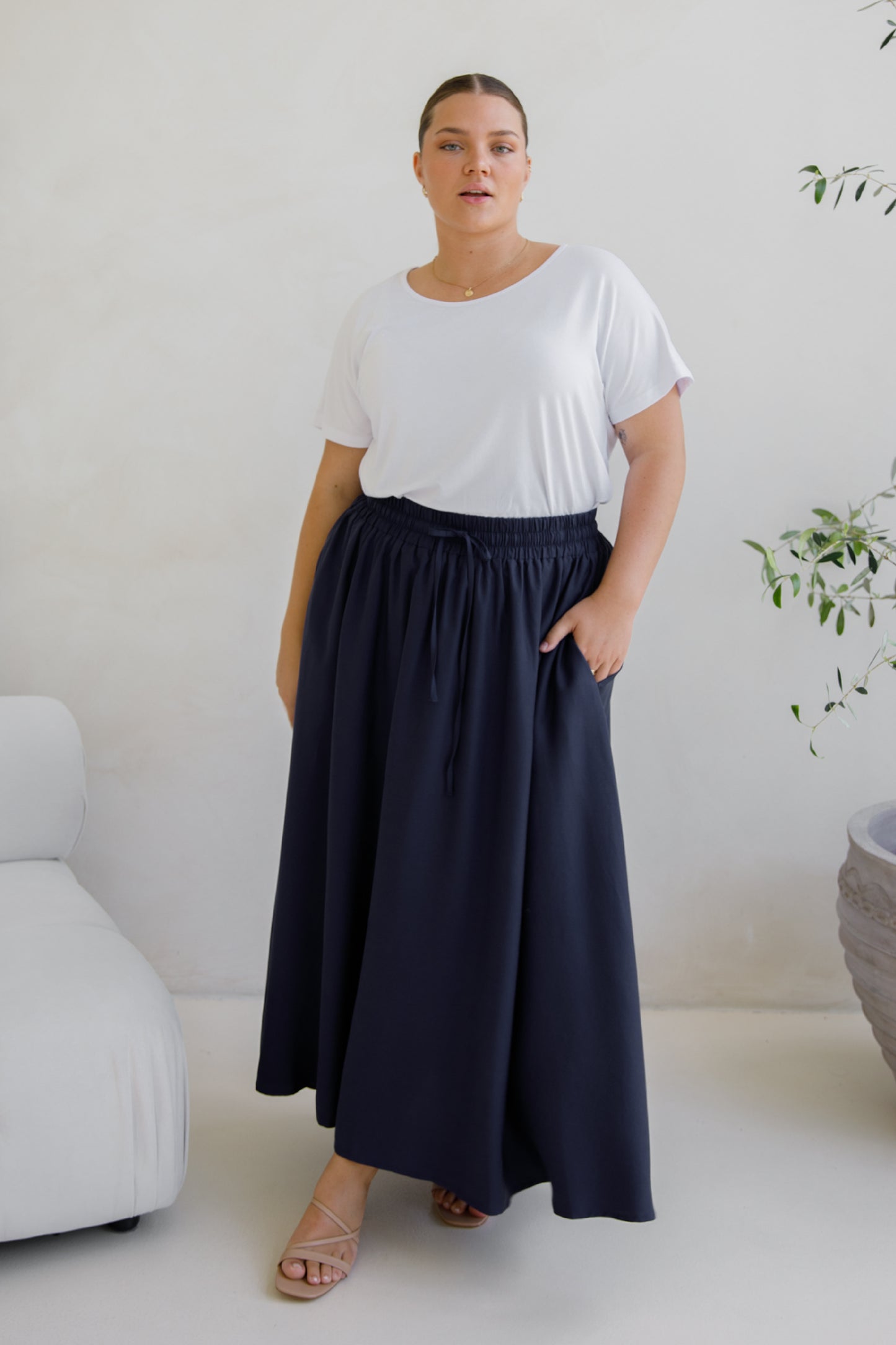 Lena Skirt | Navy