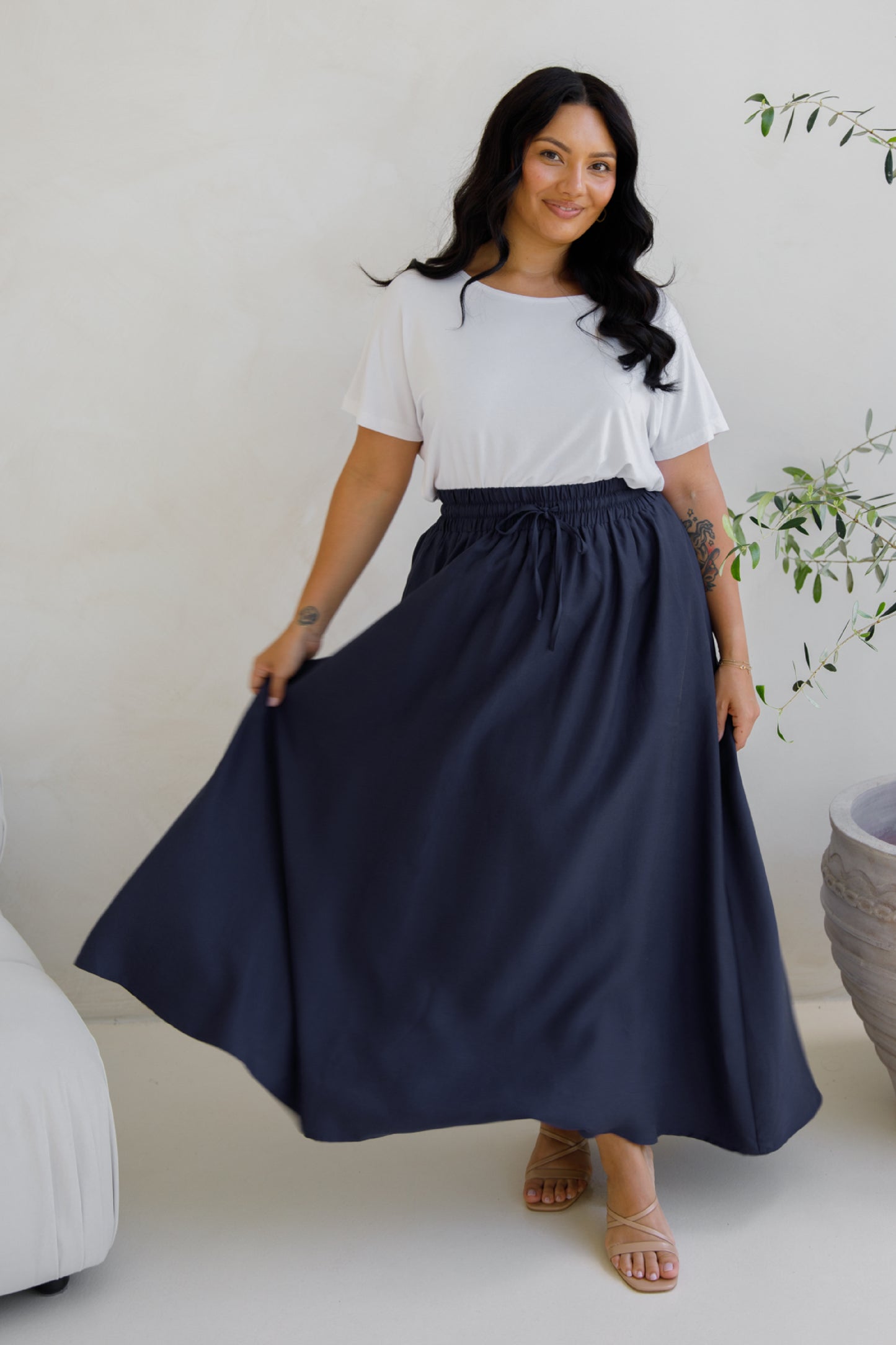 Lena Skirt | Navy