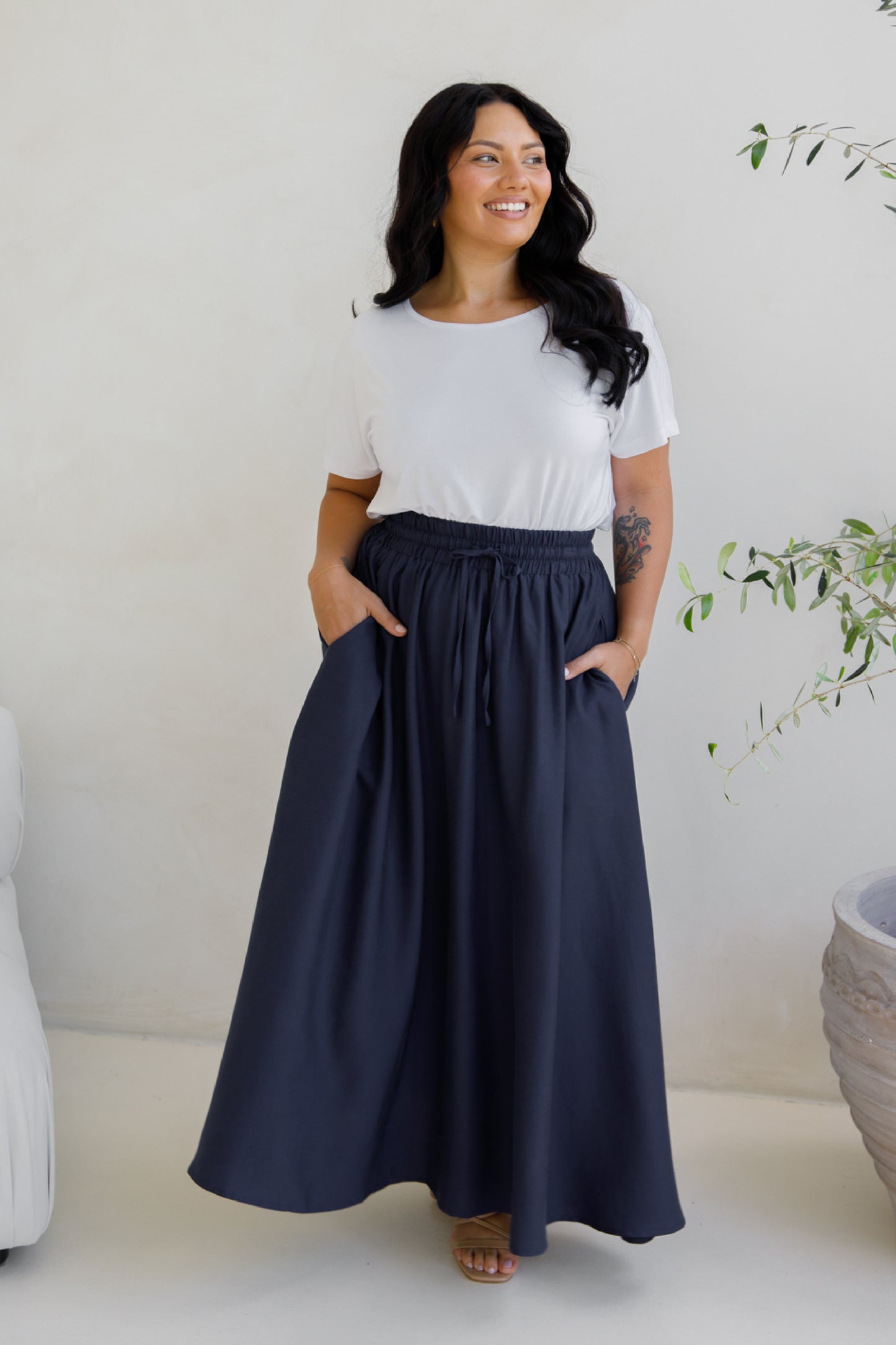 Lena Skirt | Navy