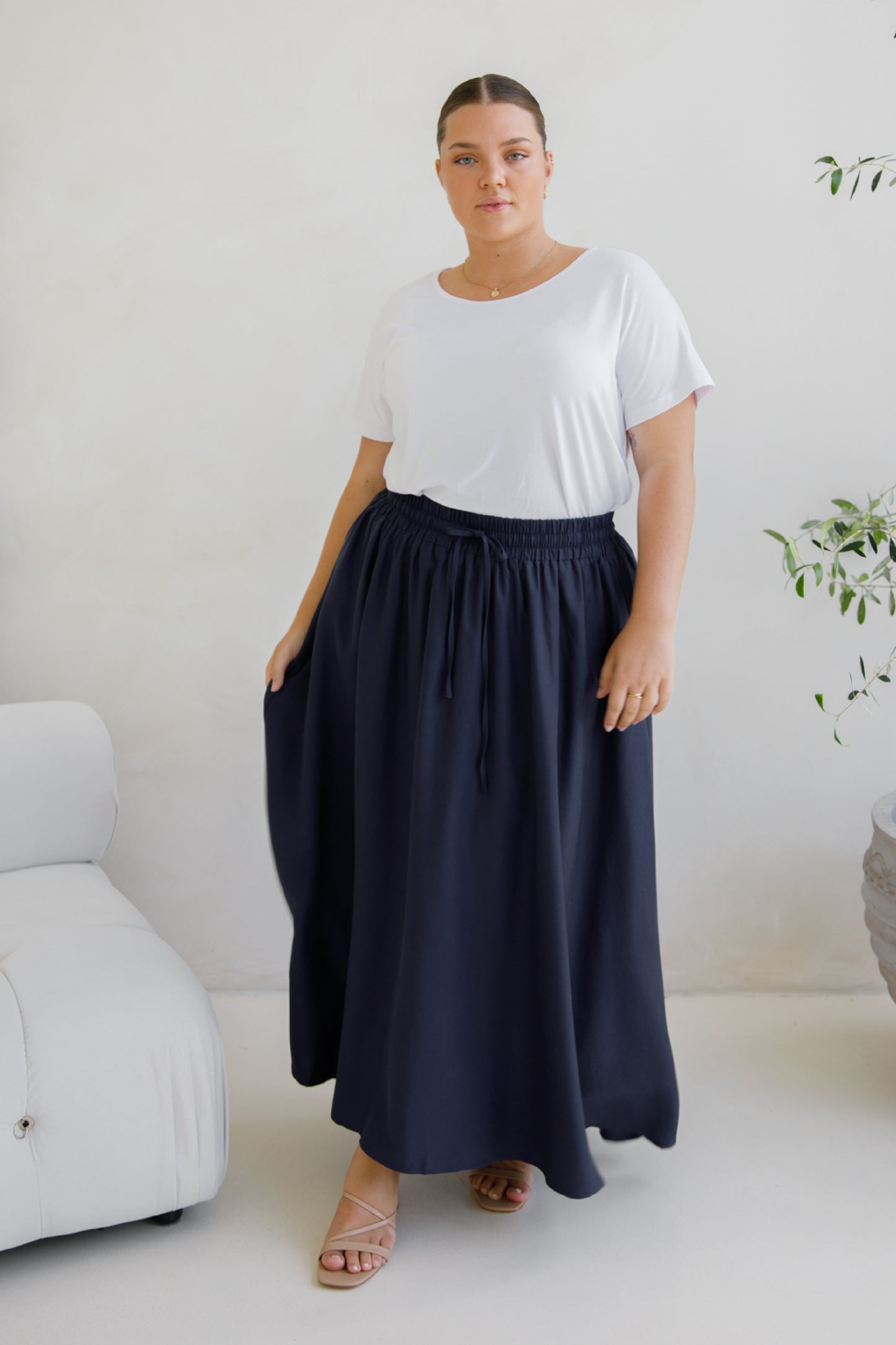 Lena Skirt | Navy