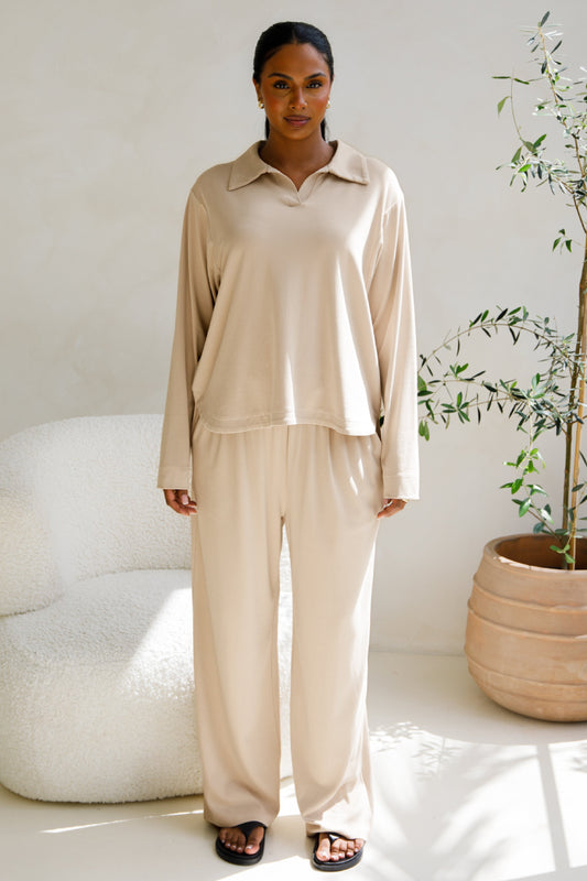Gigi Lounge Pant | Portobello Beige
