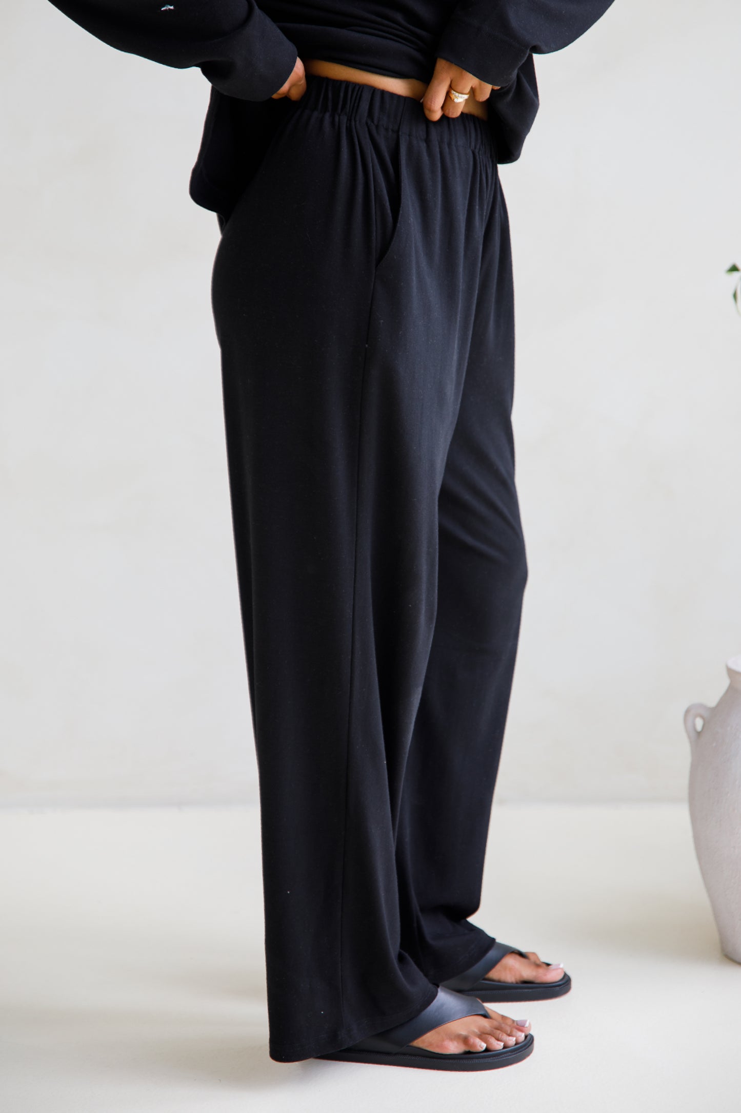 Gigi Lounge Pant | Black