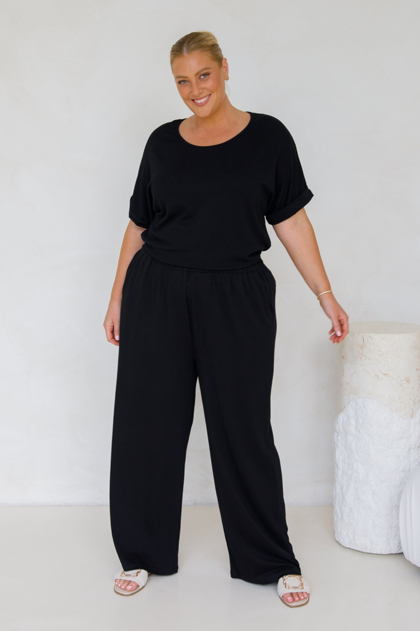 Gigi Lounge Pant | Black