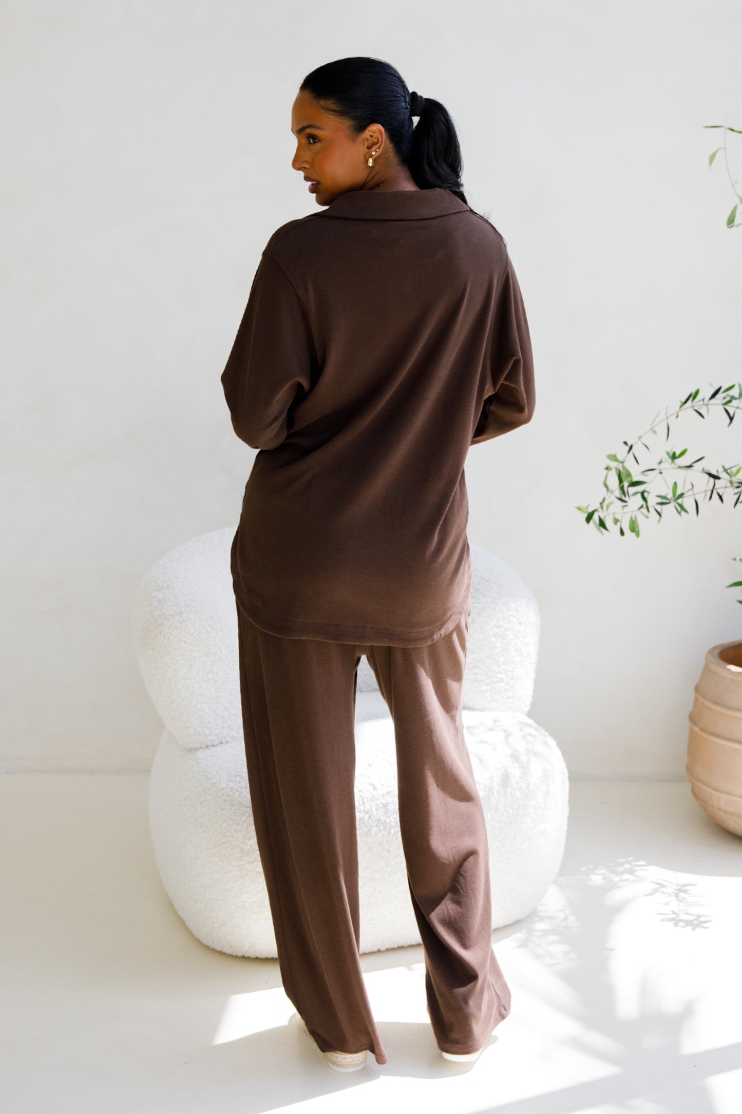 Gigi Lounge Pant | Chocolate